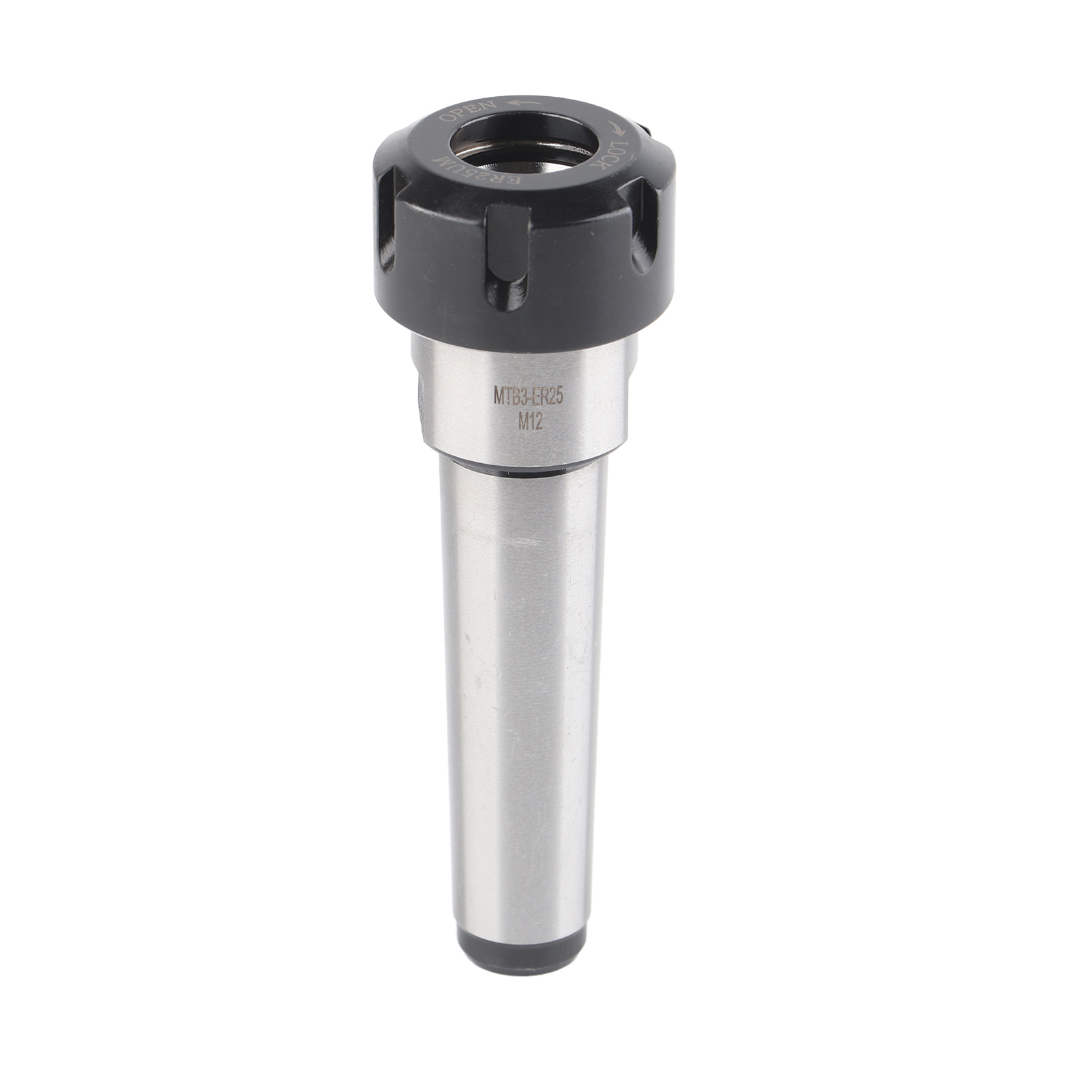 Mtb3 Hochpräzisions-spannzangenfutter Aus Kohlenstoffstahl Mit Morse-schaft Für Cnc-drehmaschinen Mtb3-er20-m12/mtb3-er25-m12