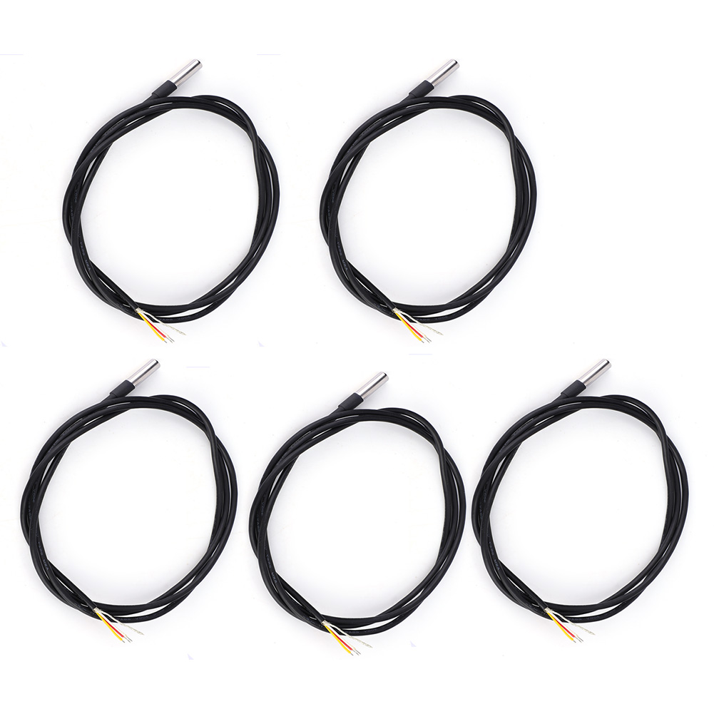 Hochpräziser, Wasserdichter Digitaler Temperatursensor, Edelstahlrohrsonde Mit 1,2 Meter Kabel