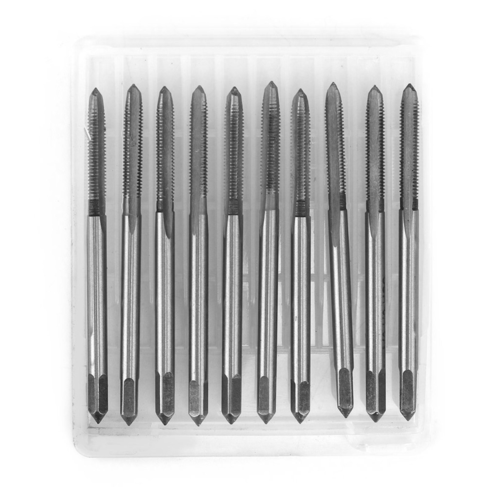 10 Stück Hss-maschinengewindebohrer, Metrisches Gewinde M3, M8, M10, M12, M3x0,5