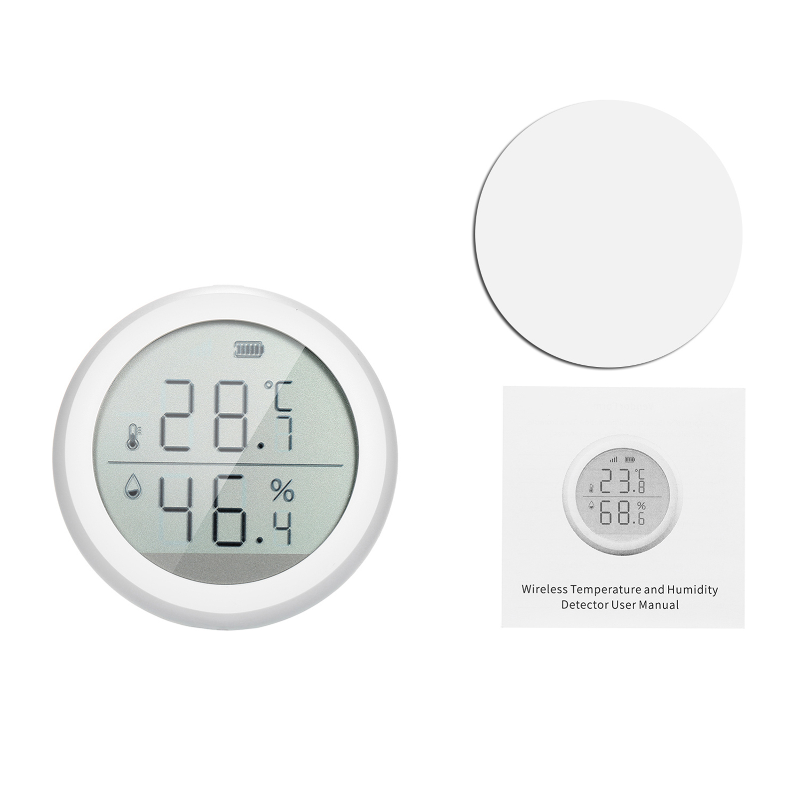 Intelligentes Wlan-thermometer Mit Hygrometer, Feuchtigkeits- Und Temperatursensor Sowie App-benachrichtigungen Für Zuhause