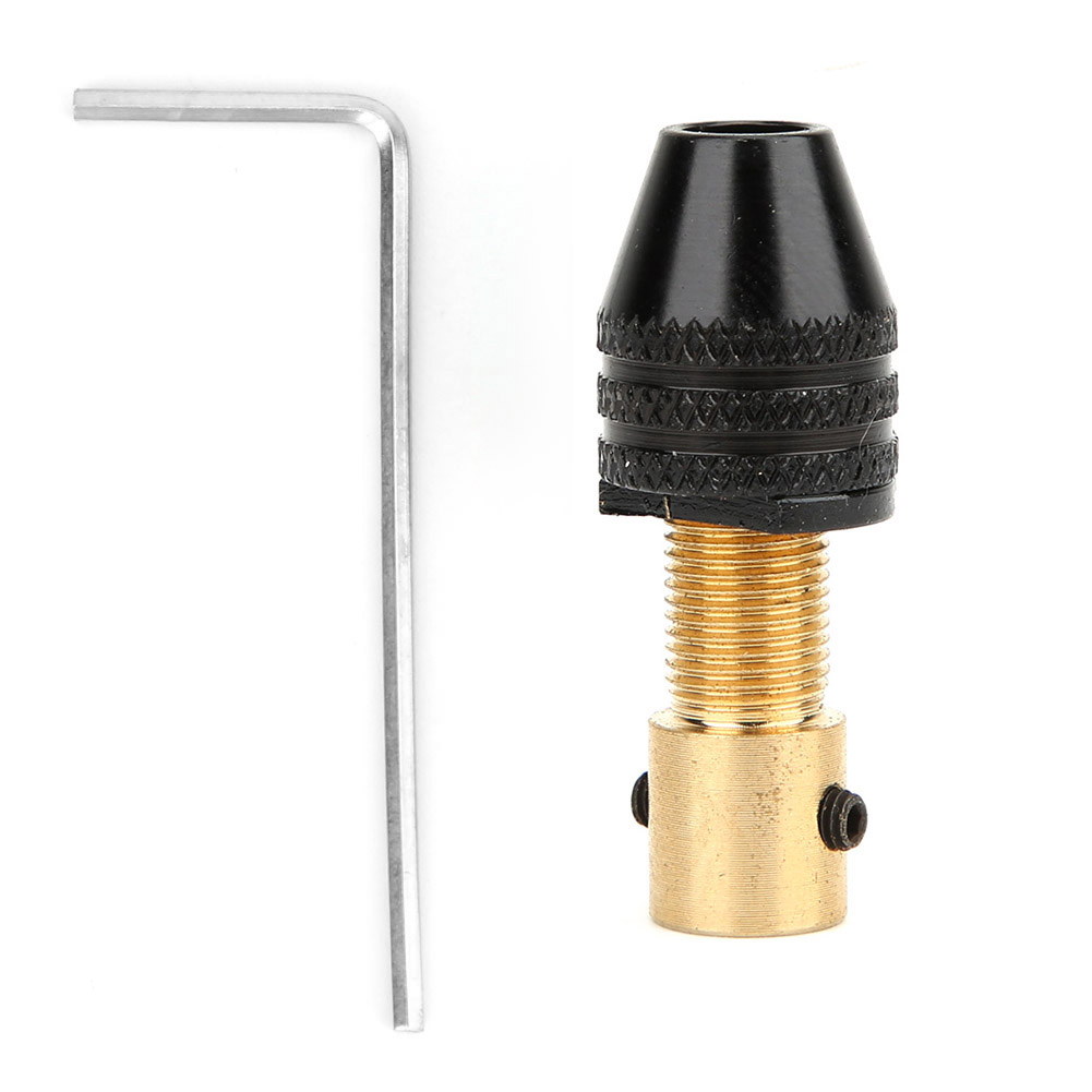 Hochwertiges Bohrfutter Aus Schwarzem Messing, Miniatur-bohrzubehör, Bohrungsdurchmesser 2,35 Mm/3,175 Mm, Schwarzes Set Mit Schaft