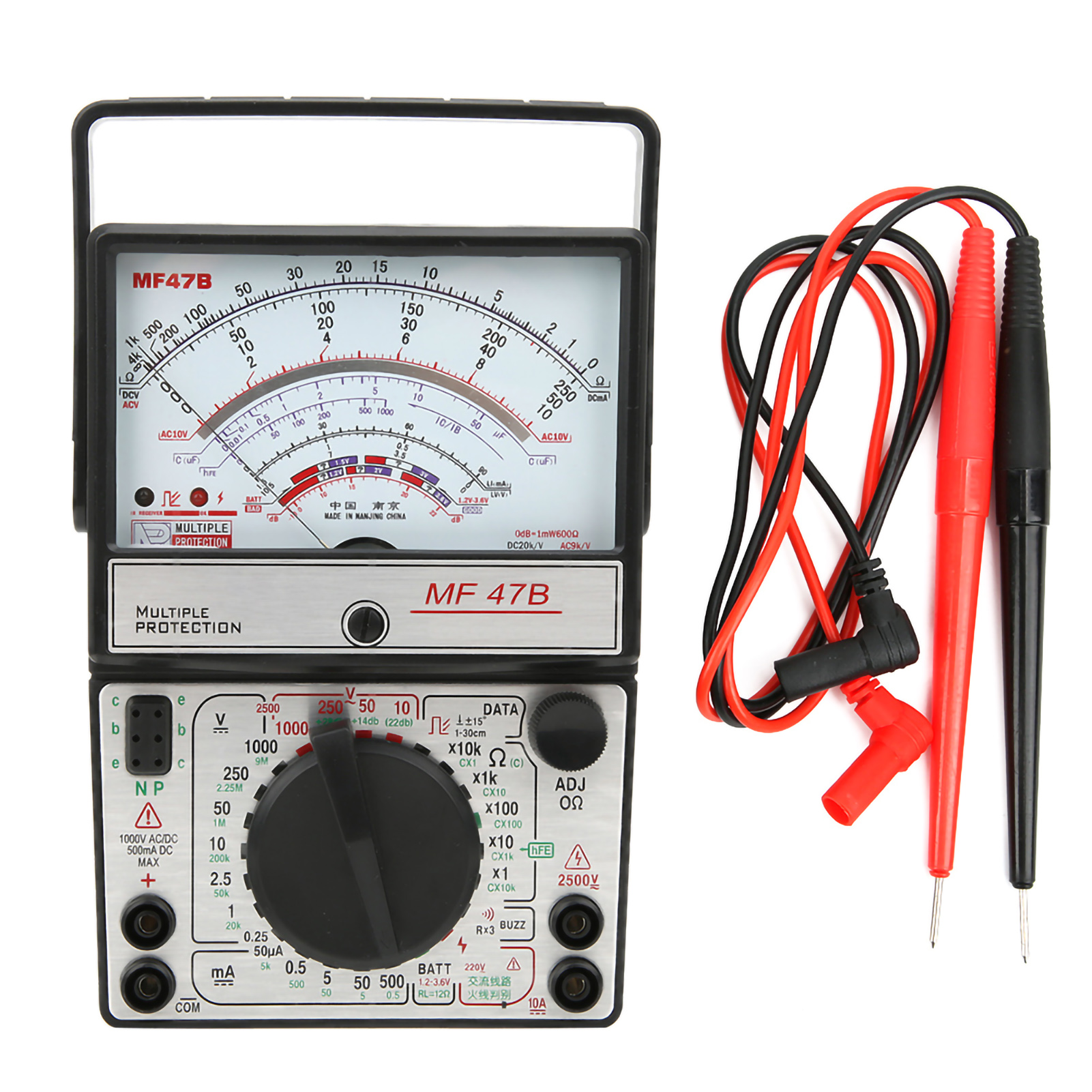 Mf47b Multimeter Mit Multifunktions-digitalanzeige, Voltmeter, Ac/dc-spannungs-/strommessgerät