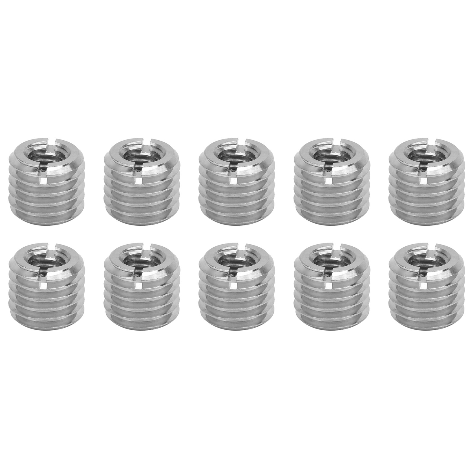 10 Stück Reduziermuttern Mit Gewinde, Edelstahl 303, M8x1,25, M14x2, 12 Mm