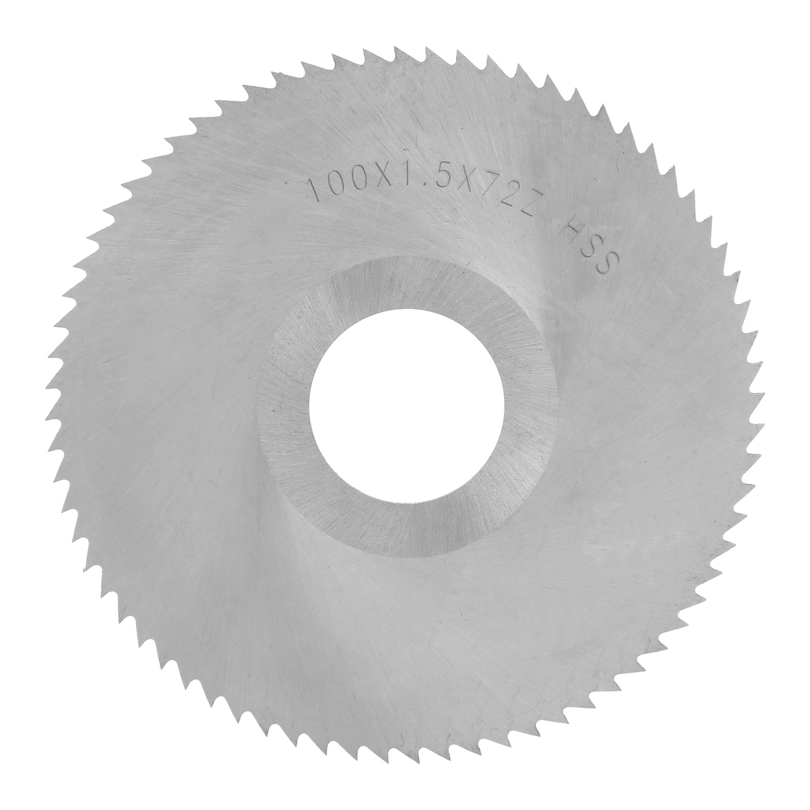 Kreissägeblatt, Trennscheibe, Fräser, Schnellarbeitsstahl, 100 X 1,5 X 27 X 72 Zähne