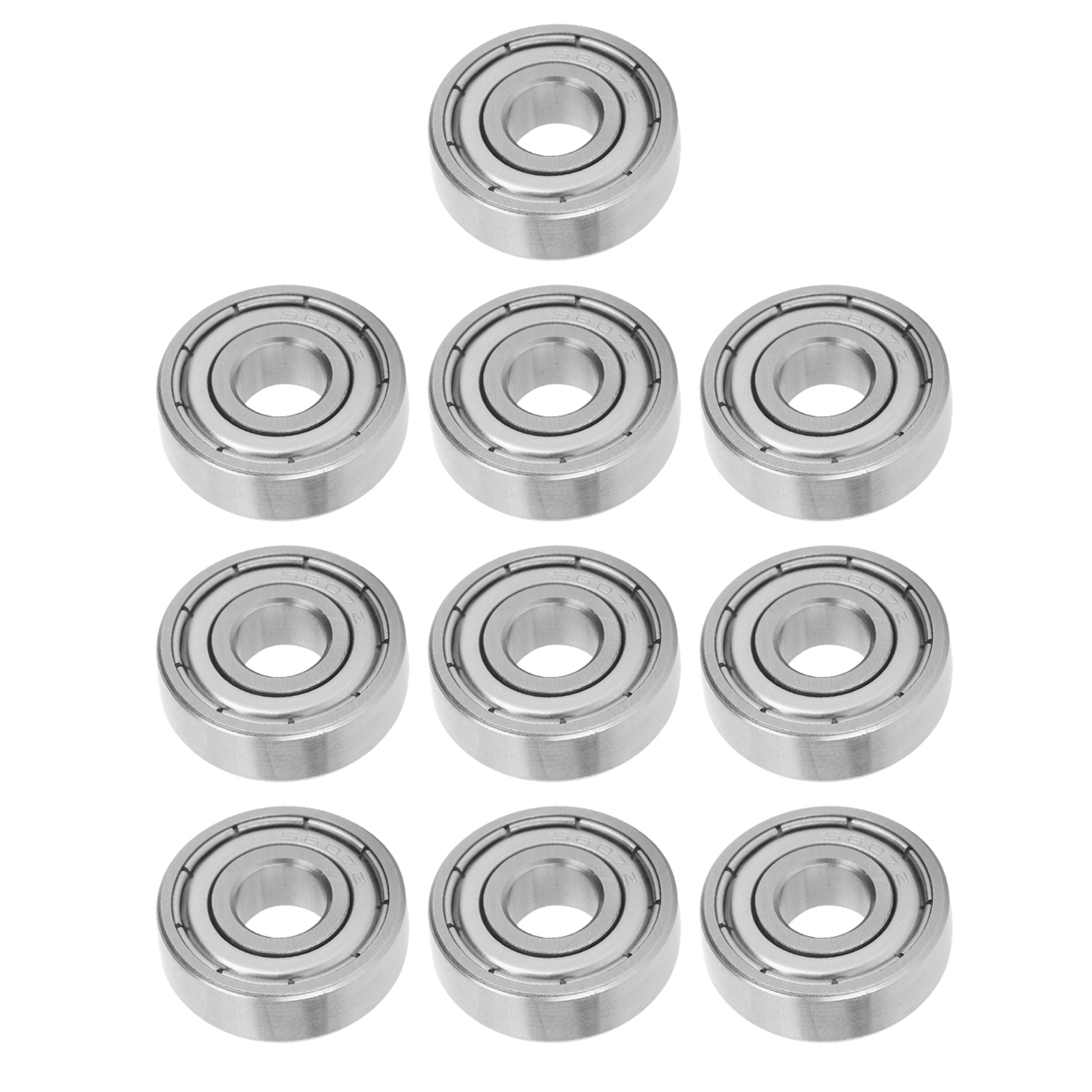 10 Stück S607z Edelstahl-kugellager Für Rollschuhe 7x19x6mm