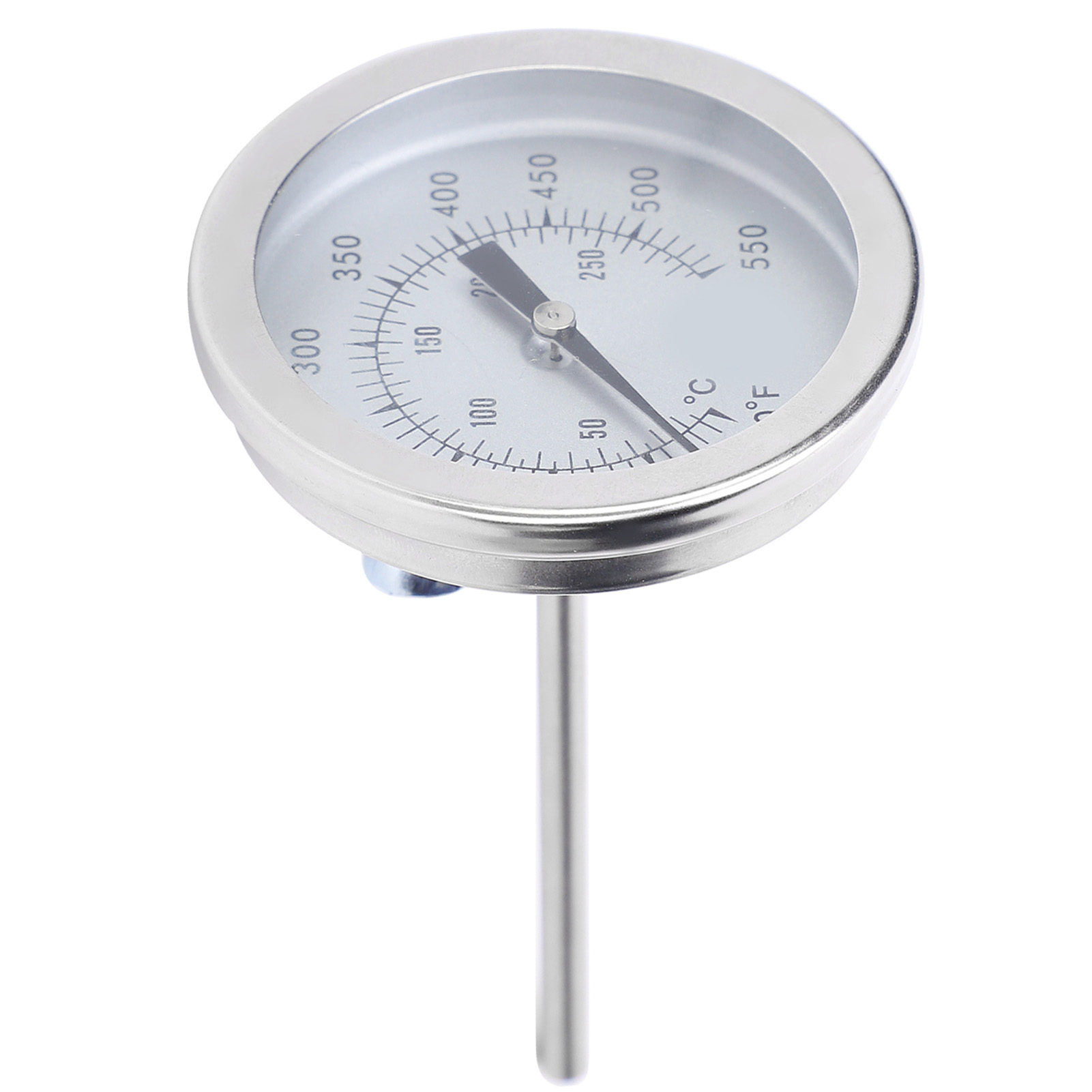 Bimetallisches Edelstahl-nadelthermometer Für Grillgeräte 50-550℉ 5/16unc Grillzubehör