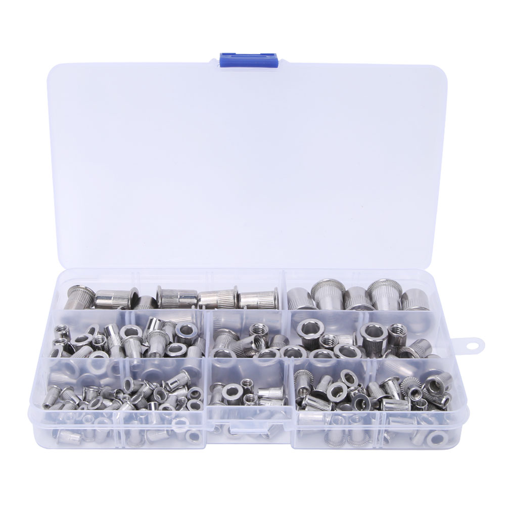 Satz Mit 165 Nietmuttern Aus Edelstahl 304, M3 Bis M10, Schubladennietmuttern-set