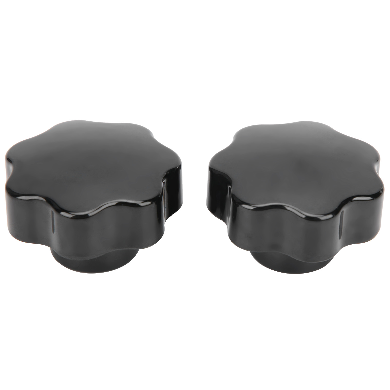 Stück 7-stern-klemmknöpfe Mit Innengewinde Aus Technischem Kunststoff Und Messing, M12 X 65 Mm, Industriezubehör