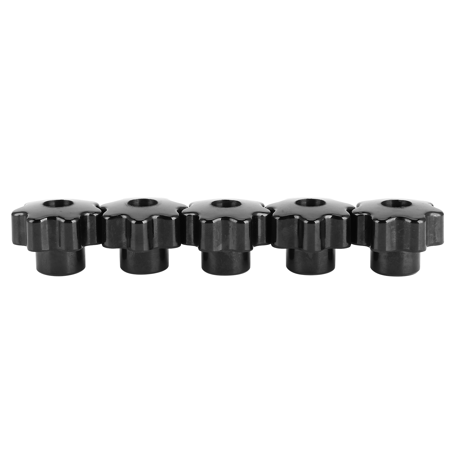 Stück 7-stern-mutternhülsengriffe Mit 10-mm-messingkern Für Industriewerkzeuge (cm10x40 Durchgangsloch)