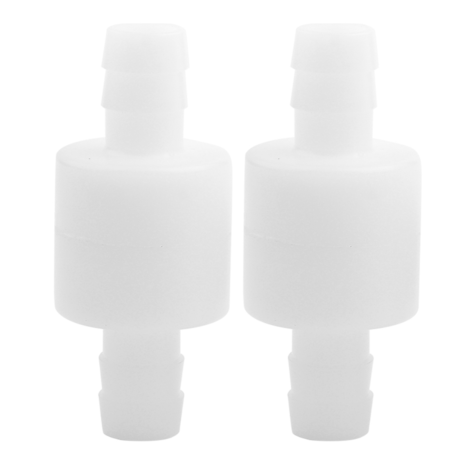 Set Mit 2 Einweg-rückschlagventilen Aus Kunststoff (10 Mm) Für Gas Und Flüssigkeiten