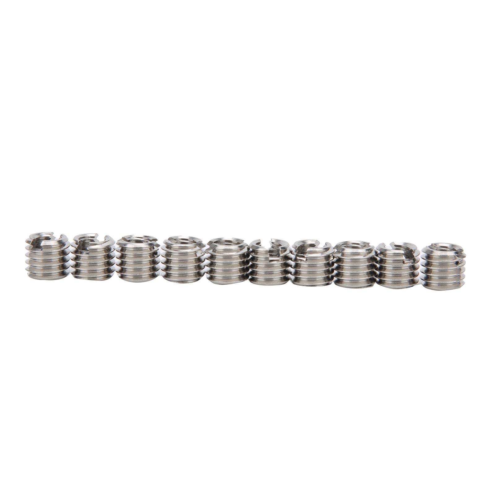 Satz Mit 10 Gewindereduziermuttern, Innen- Und Außengewindeeinsätzen, Edelstahl 303, Reparaturwerkzeug, Befestigungselemente, Hardware, M5x0,8 Bis M8x1,25