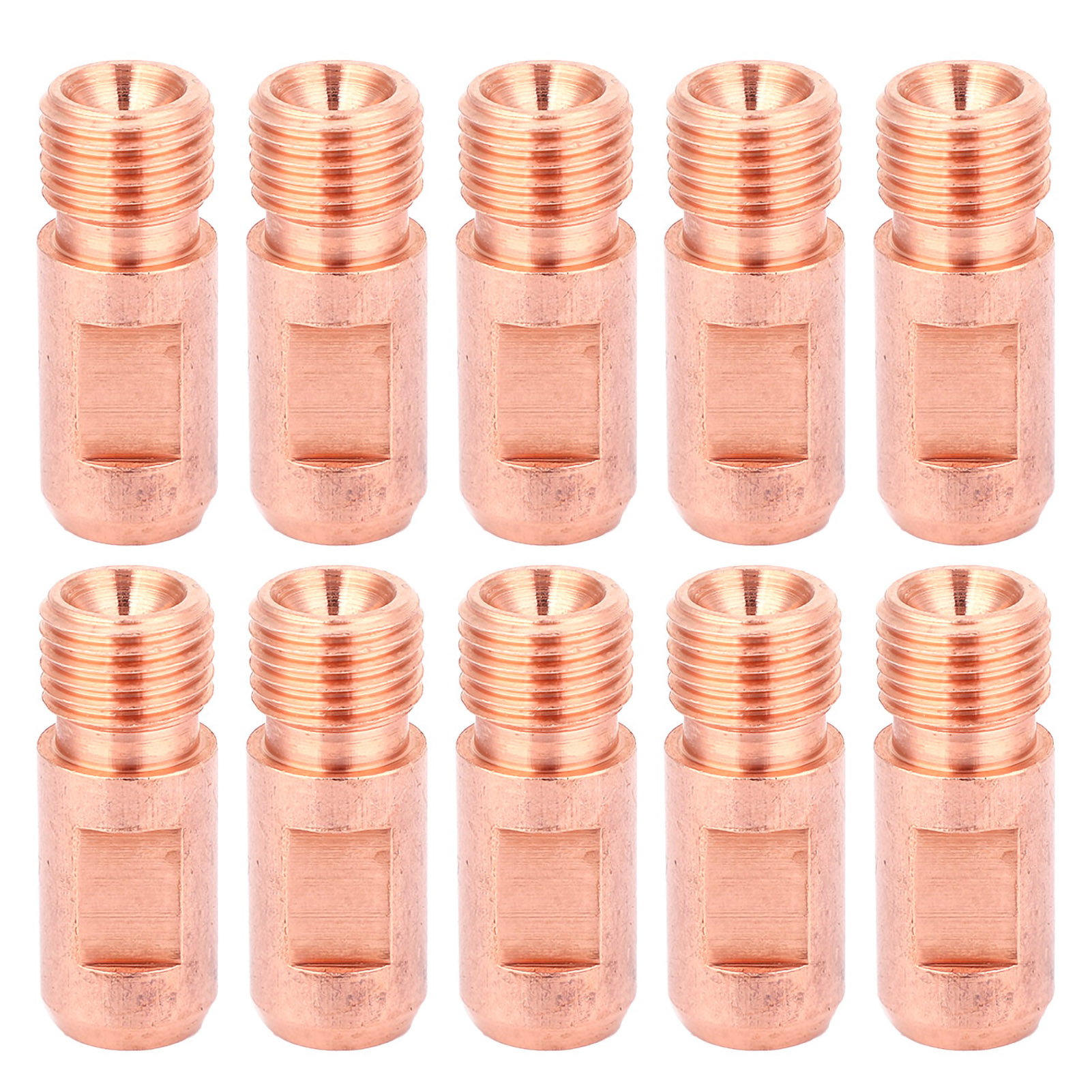 Packung Mit 10 Kupfer-unterpulverschweißbrennerdüsen M14x1,5 4,0 Mm/5,0 Mm