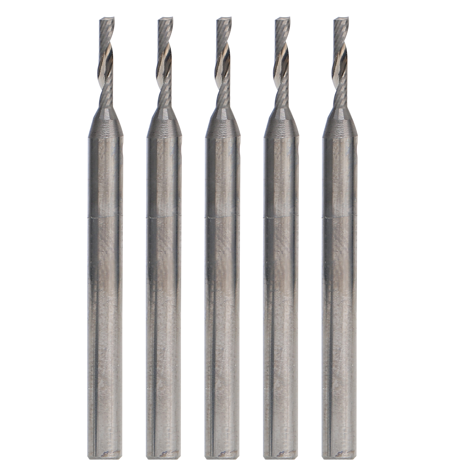 Satz Mit 5 Schaftfräsern Aus Wolframstahl, 3,175 X 1,5 X 6 Mm, Für Cnc-gravierer