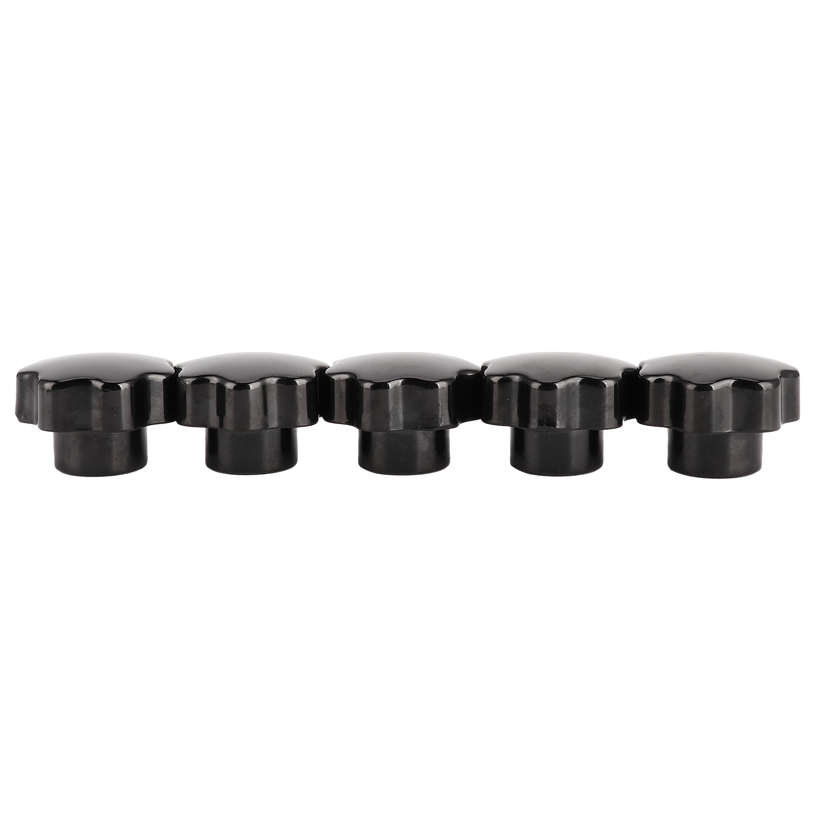 Satz Mit 5 Siebenzackigen Muttergriffen Mit Messingkern Für Industrieanlagen M12x50 Mm