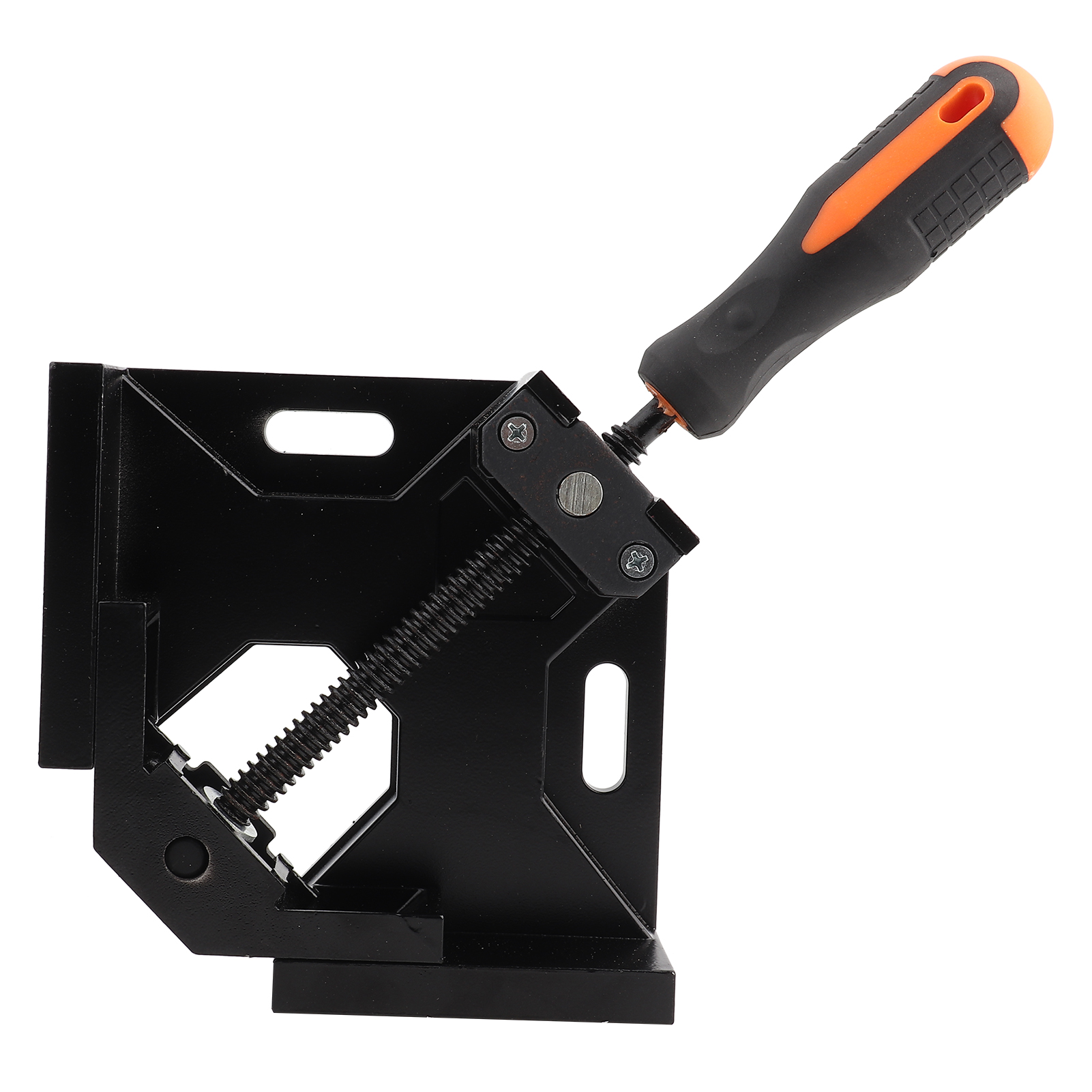 90° Rechtwinklige Aluminiumklemme Für Holzbearbeitung, Schnelle Handklemmung (schwarz)