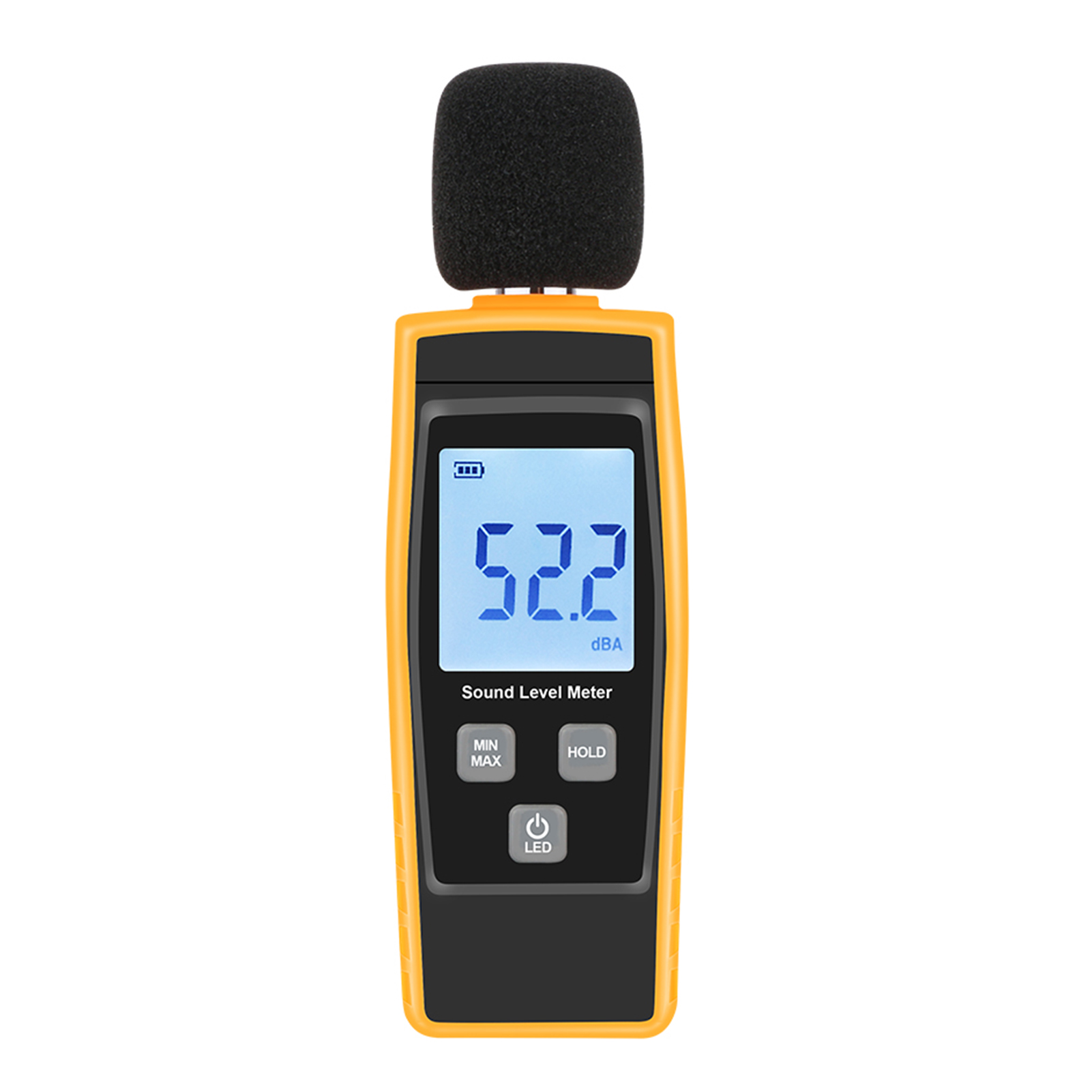 Digitales Lcd-schallpegelmessgerät, Dezibelmesser 30–130 Dba, Messgerät Für Geräusche Und Lautstärke, Dezibeltester Mit Max/min/datenhaltefunktion