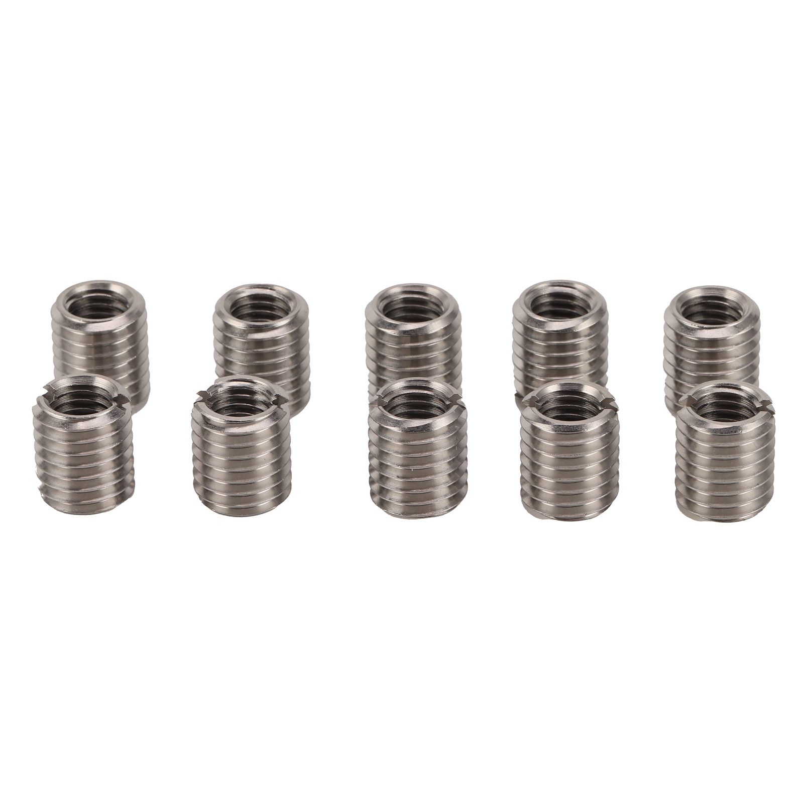 10 Gewindeeinsätze Zur Reparatur Von Reduziermuttern Aus Edelstahl 303 (außen-/innengewinde) M10x1,5 M14x2 16 Mm