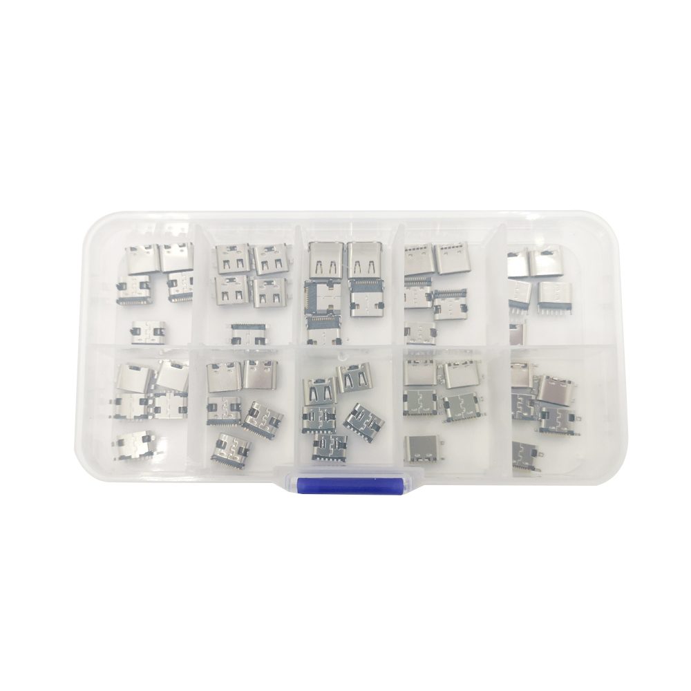 Multi-spezifikations-kit Mit Weiblichen Usb-anschlussstiften Für Smt-buchsen-ladefunktion