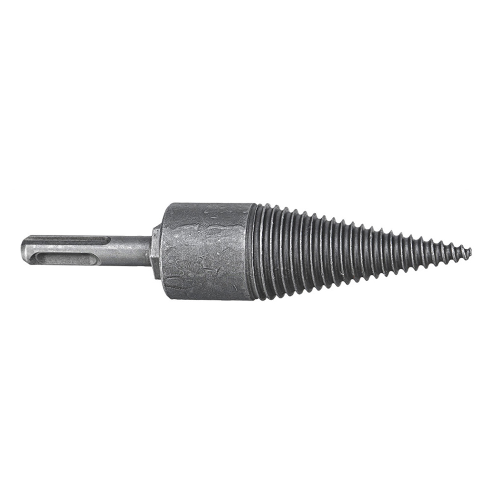 Konischer Holzbohrer Für Holzspalter, Kohlenstoffstahl, 10 Mm Rundschaft, 145 X 32 Mm, Für Bohrmaschine/schrauber