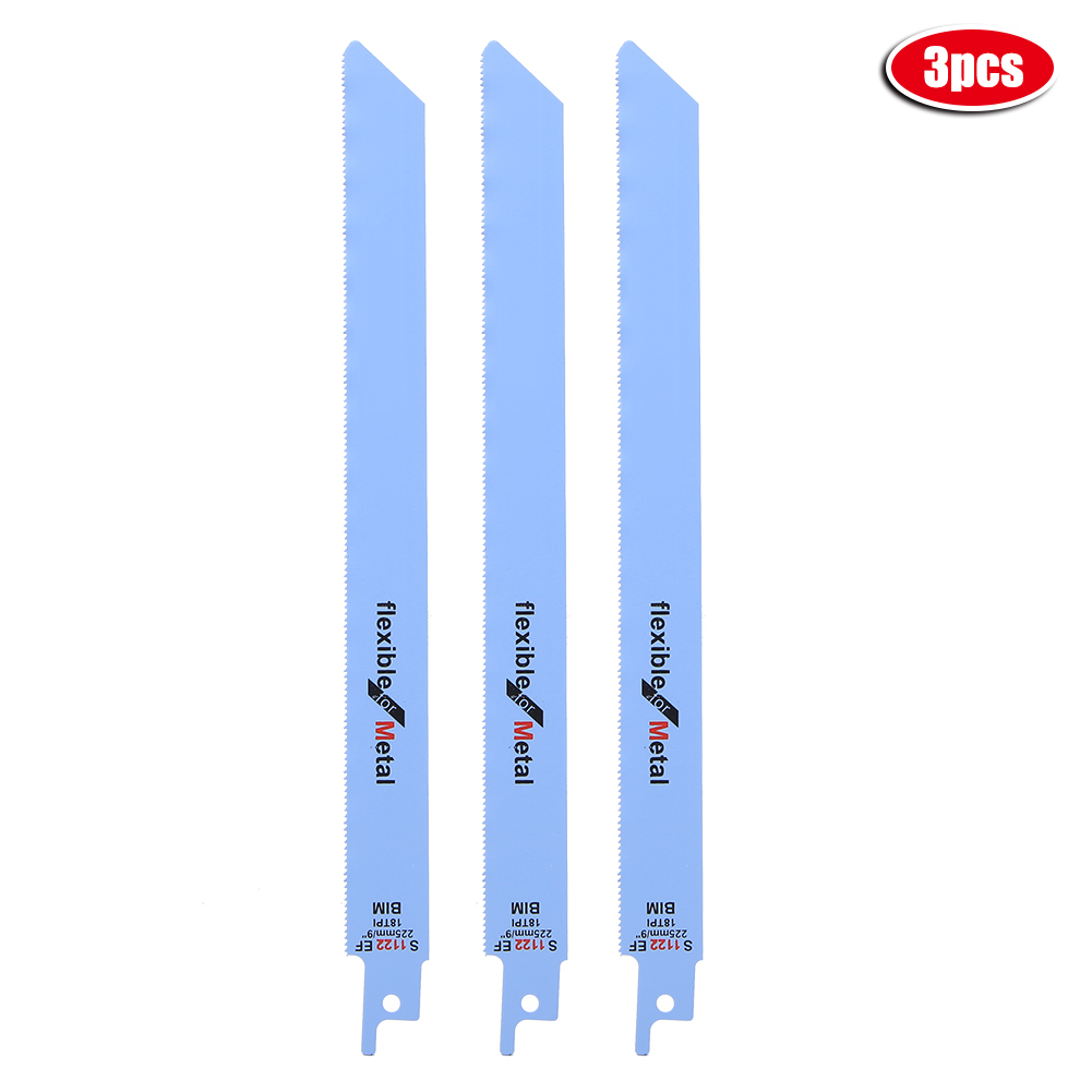 Set Mit 3 Metall-stichsägeblättern (18 Zähne Pro Zoll), Zubehör Für Elektrowerkzeuge Zum Holzsägen