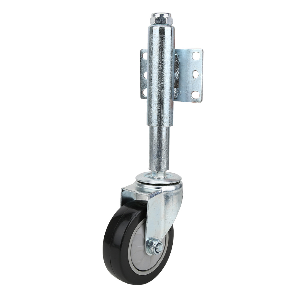 Schwarze Pvc-türfederrolle, 4-zoll-federrolle, Max. Traglast 120 Kg X1