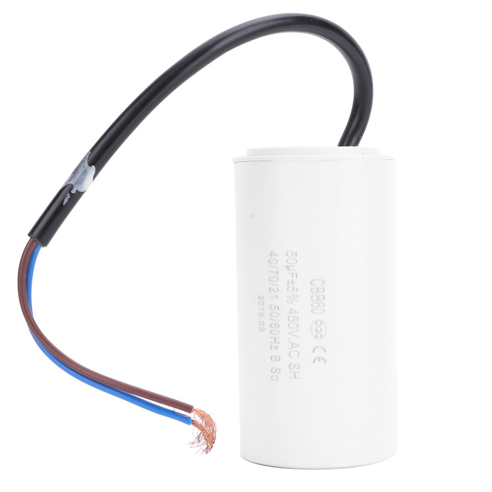Cbb60 450v 50µf Anlaufkondensator Für Motoren Mit Drahtanschlüssen