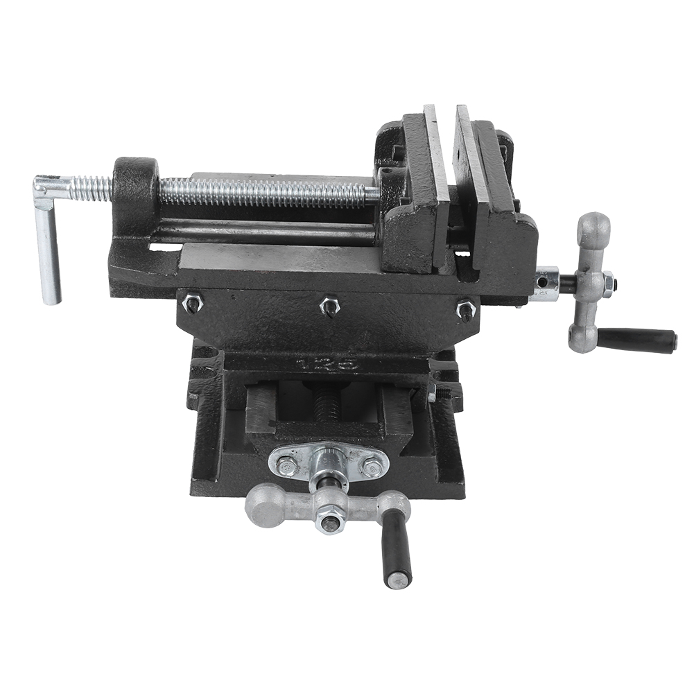 Hochpräzisions-kreuzschlittenschraubstock, Bohrmaschine, Flachklemmen, 5-zoll-werkzeuge