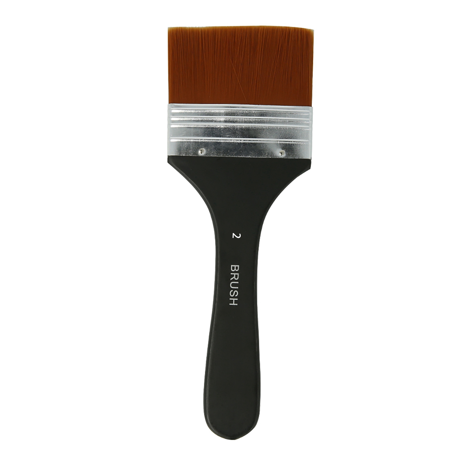 Stück Professioneller, Flacher Nylonpinsel Mit Holzgriff Für Gesso, Beizen, Klebstoffe, Lacke, Acrylfarben, Ölfarben, Gouache, Aquarellfarben, Wandmalerei, Möbelreinigung Und Haushaltsreinigung