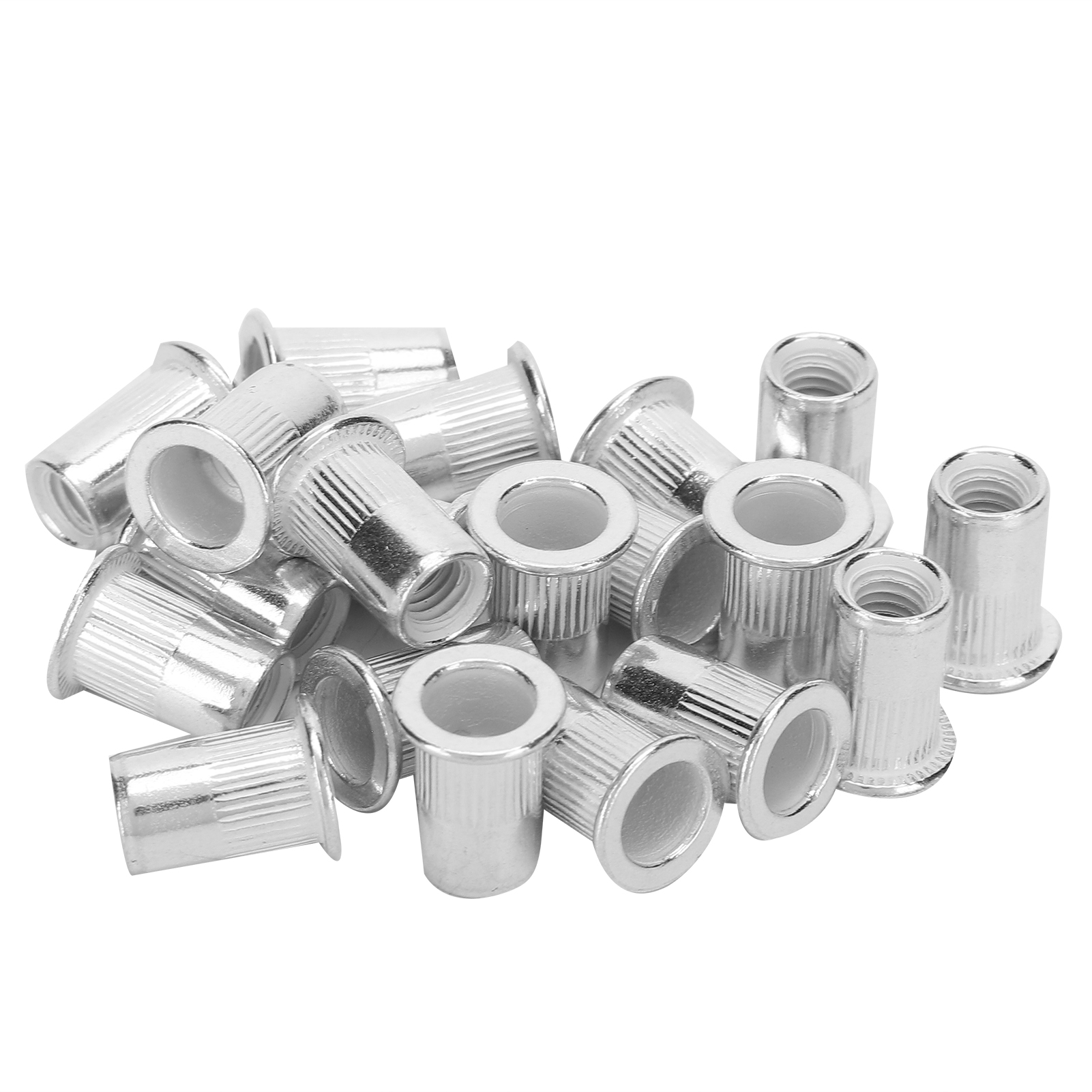 200 Stück Professionelle Aluminium-nietmuttern Mit Gewindeeinsatz M6