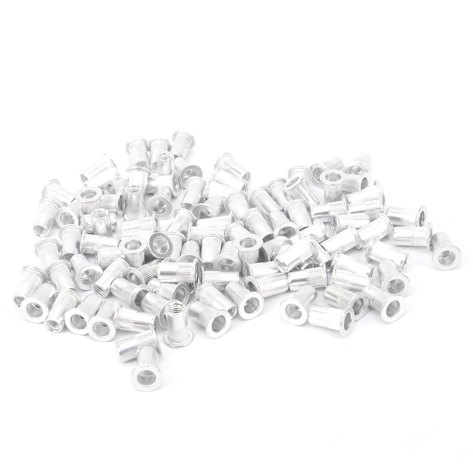 100 Stück Vertikale Flachkopf-aluminium-nietmuttern, Hardware-zubehör Wj-30045m5