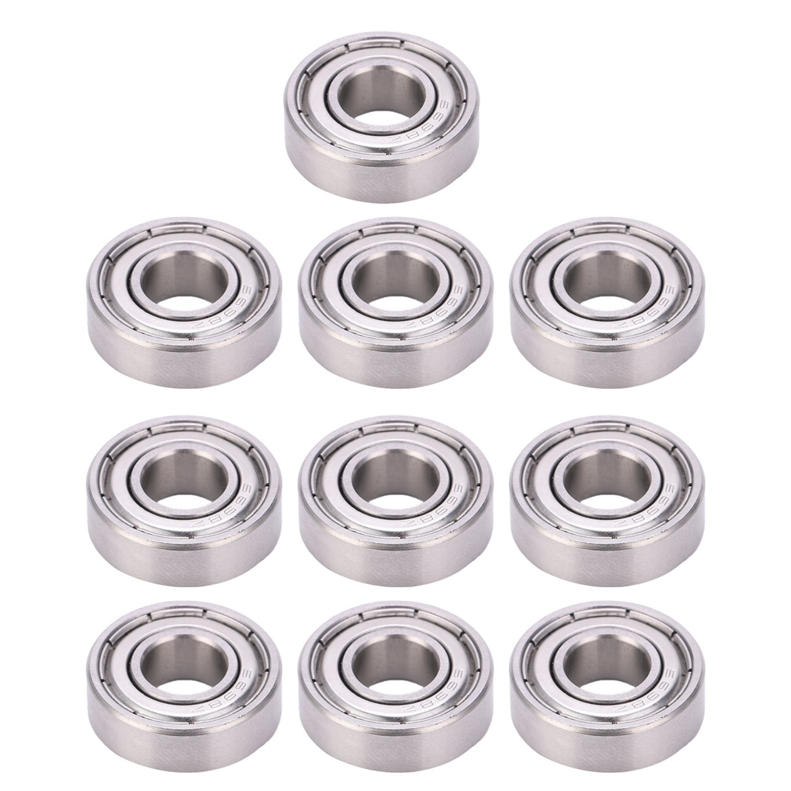 Packung Mit 10 Miniatur-edelstahllagern Für S698zz-getriebe, 19 X 8 X 6 Mm