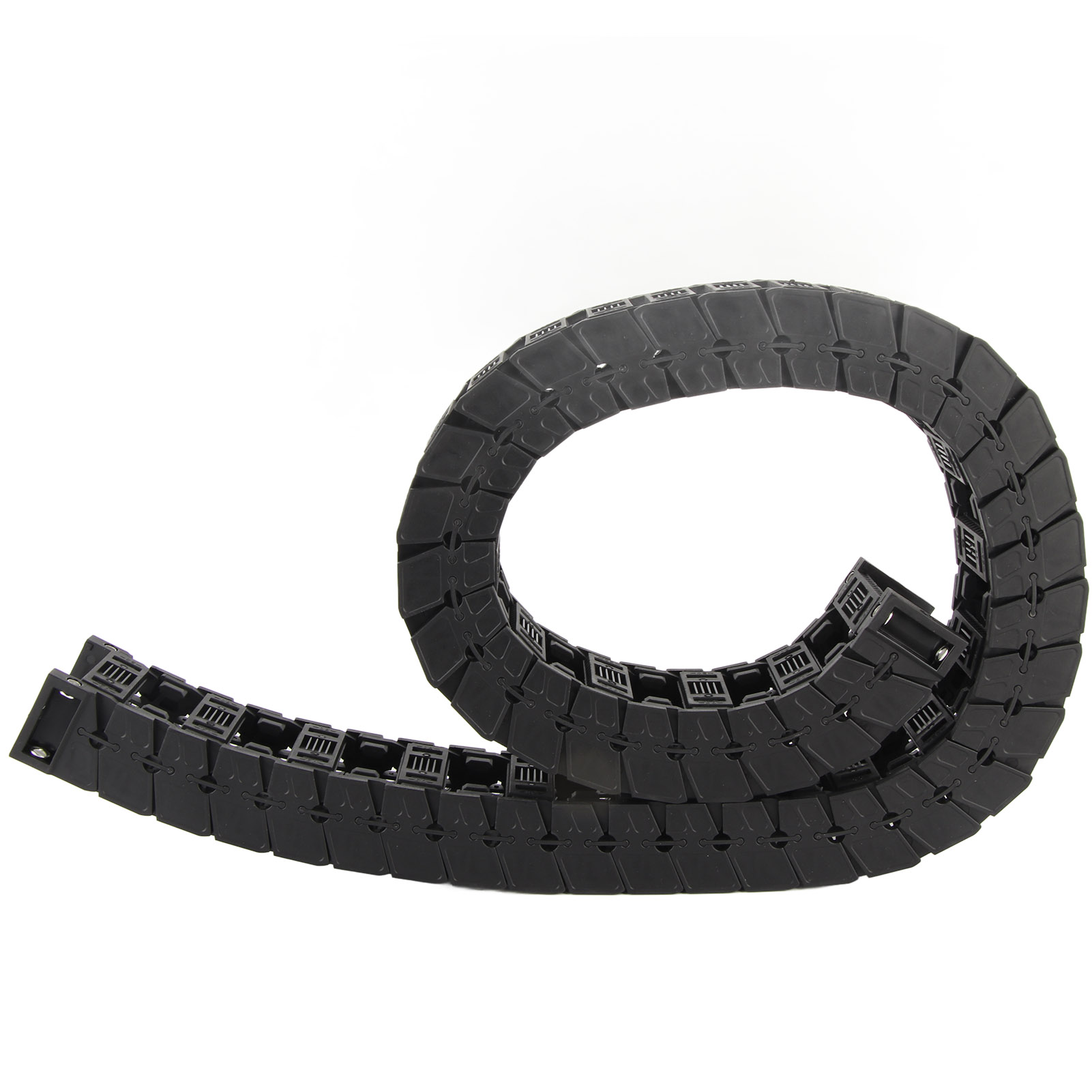 Silent Series Abnehmbare Nylon-kabelträgerbrücke, Zughülle S25 X 50, 1 Meter