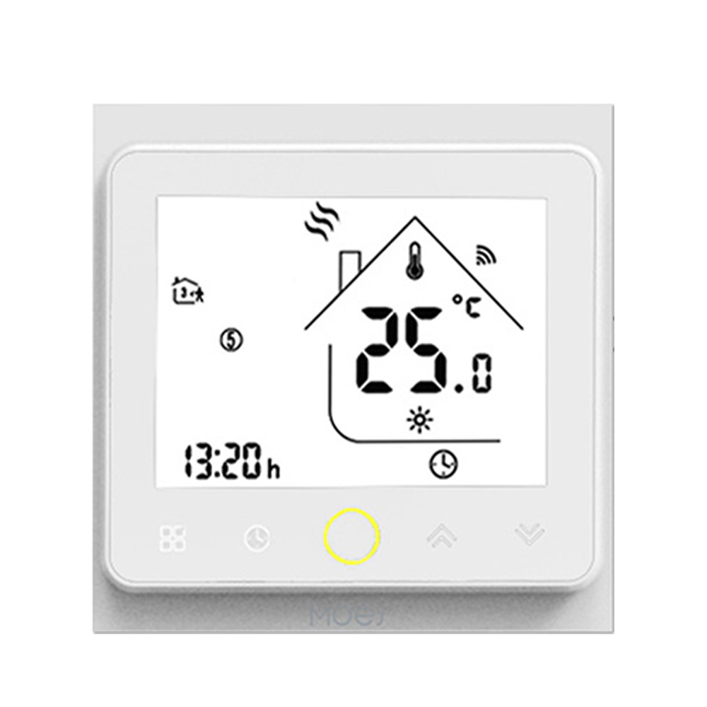 Programmierbarer Zigbee Smart-thermostat (zigbee Hub Erforderlich) Fernbedienung Smart Life App Tuya Kompatibel Mit Alexa Und Google Home