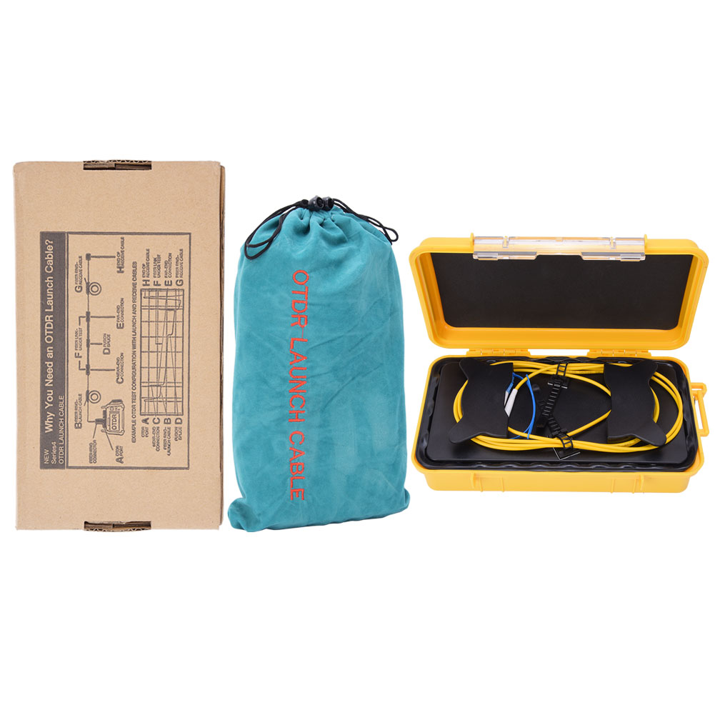 Otdr Lc Upc Glasfaser-bootkabelbox, Lc Upc Singlemode-testverlängerungskabel, 500 M