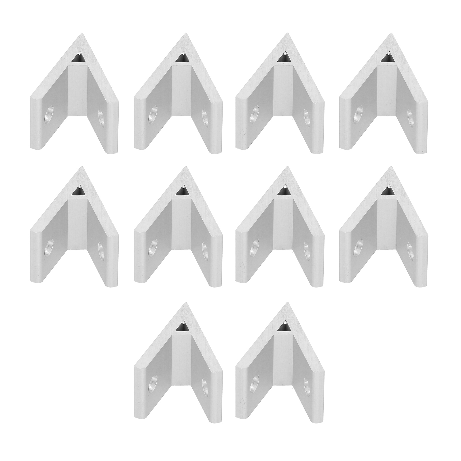 Packung Mit 10 Aluminium-winkelverbindern Für Industrieprofile 2020-45° 3030-45° 4040-45°