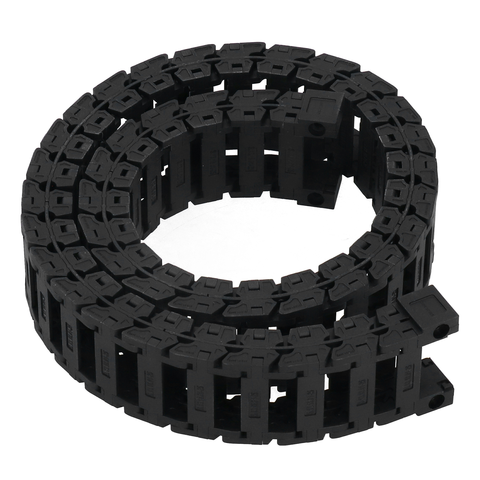 Geräuschlose Nylon-kabeltragekette, Abnehmbare Brückenausführung, 0,7 M S13 X 18