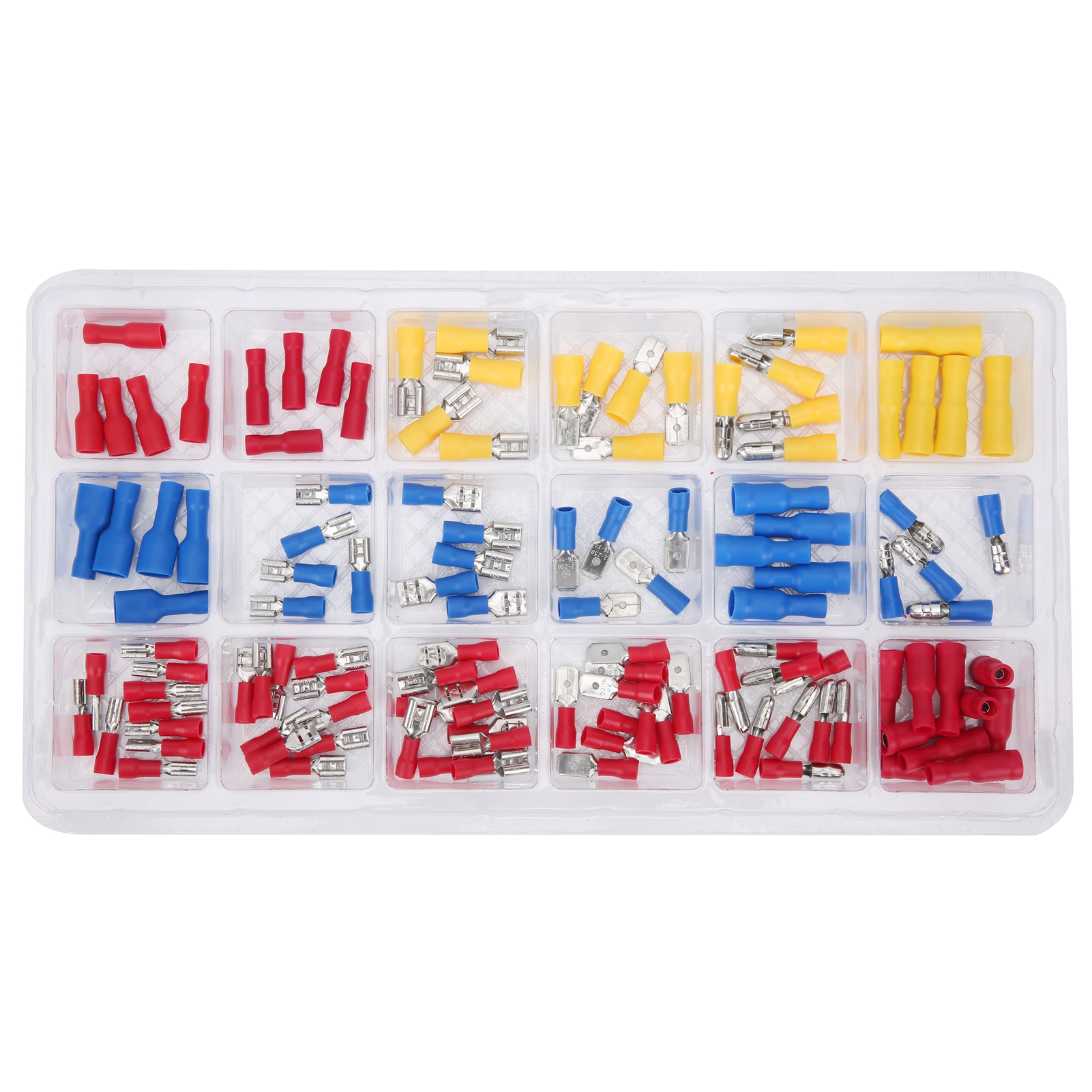 Set Mit 120 Kaltcrimp-anschlüssen Für Elektrische Kabel, Zubehör Und Steckverbinder