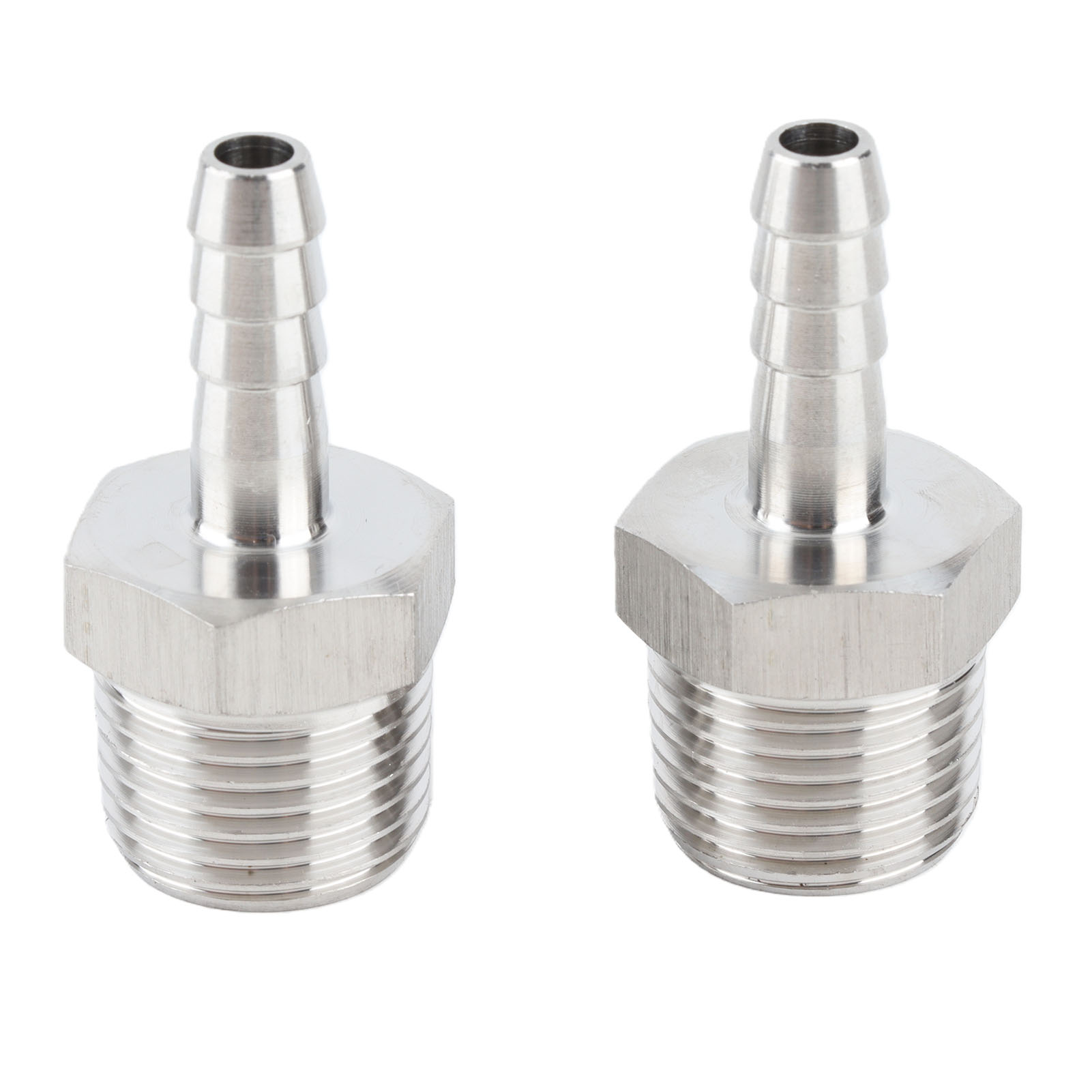 Stück Schnellkupplungen Aus Messing/edelstahl 304 Mit Bspt-außengewinde (1/2 Zoll) Und Schlauchanschluss Für 8-mm-druckluftschläuche