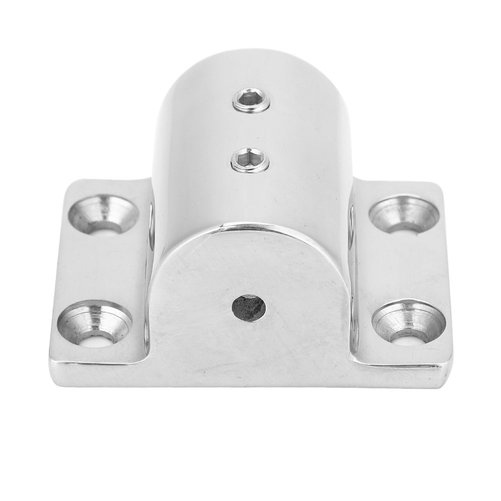Rechteckiger Edelstahlsockel, Bootsrohr, Quadratischer Edelstahlsockel, Schiffsarmatur, 25 Mm