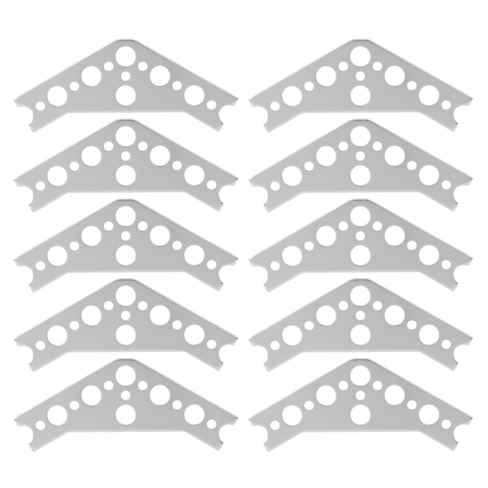 Packung Mit 10 120°-winkelabstandshaltern Aus 7005-aluminium Für Tetrix Prime-robotik