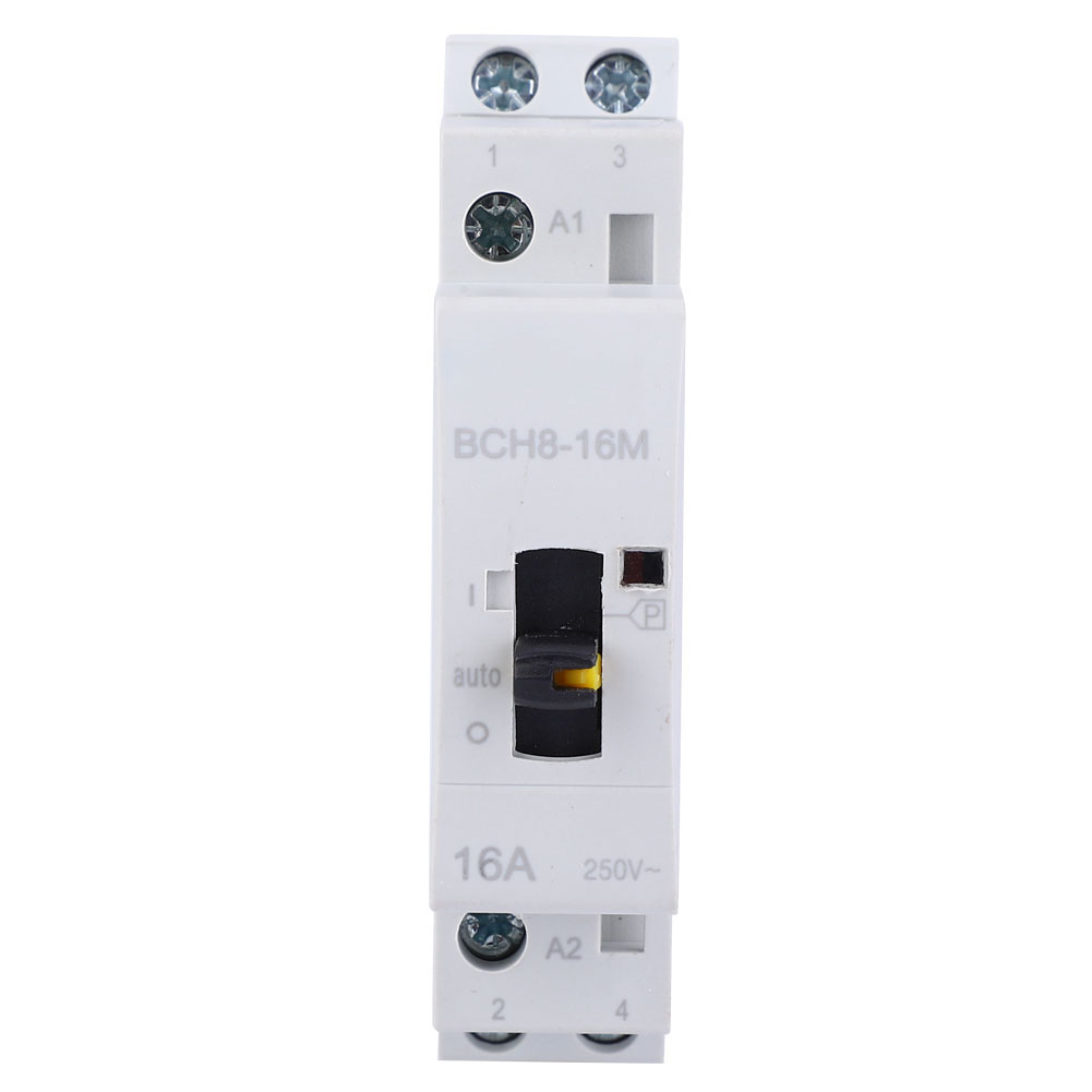 Hausanschluss-wechselstromschütz Mit Handfunktion Bch8-16m 2p 16a 24v 1no 1nc
