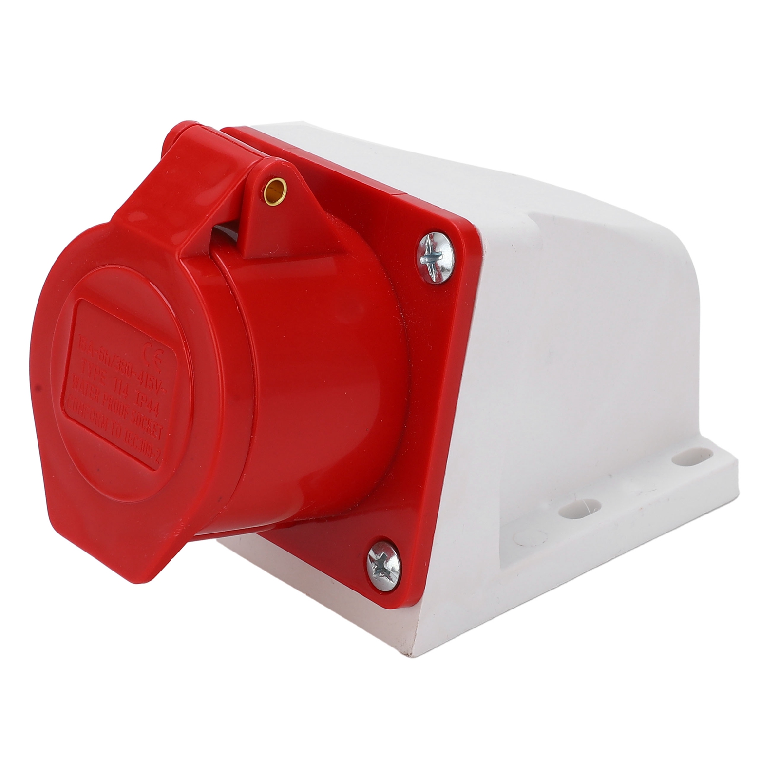 Industrieller Elektrischer Steckverbinder 380-415v 4-polig 16a Dreiphasig Wasserdicht Ip44 Stecker Und Buchse (3p+e)
