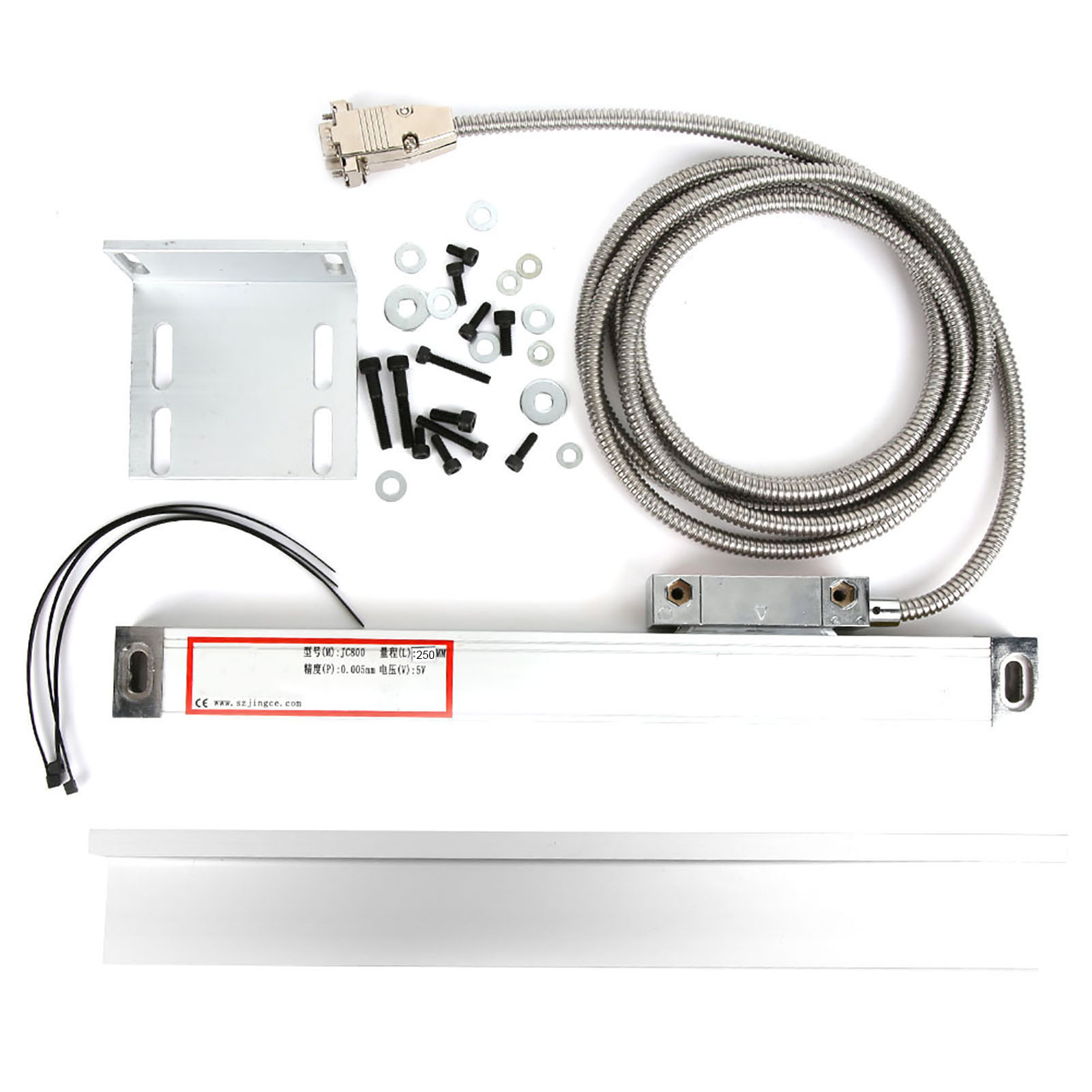Digitales Linearlineal Jc800, Gehäuse Aus Aluminiumguss, Korrosionsbeständig, 5 Μm, 250 Mm, Für Jcs900-2ae/3ae