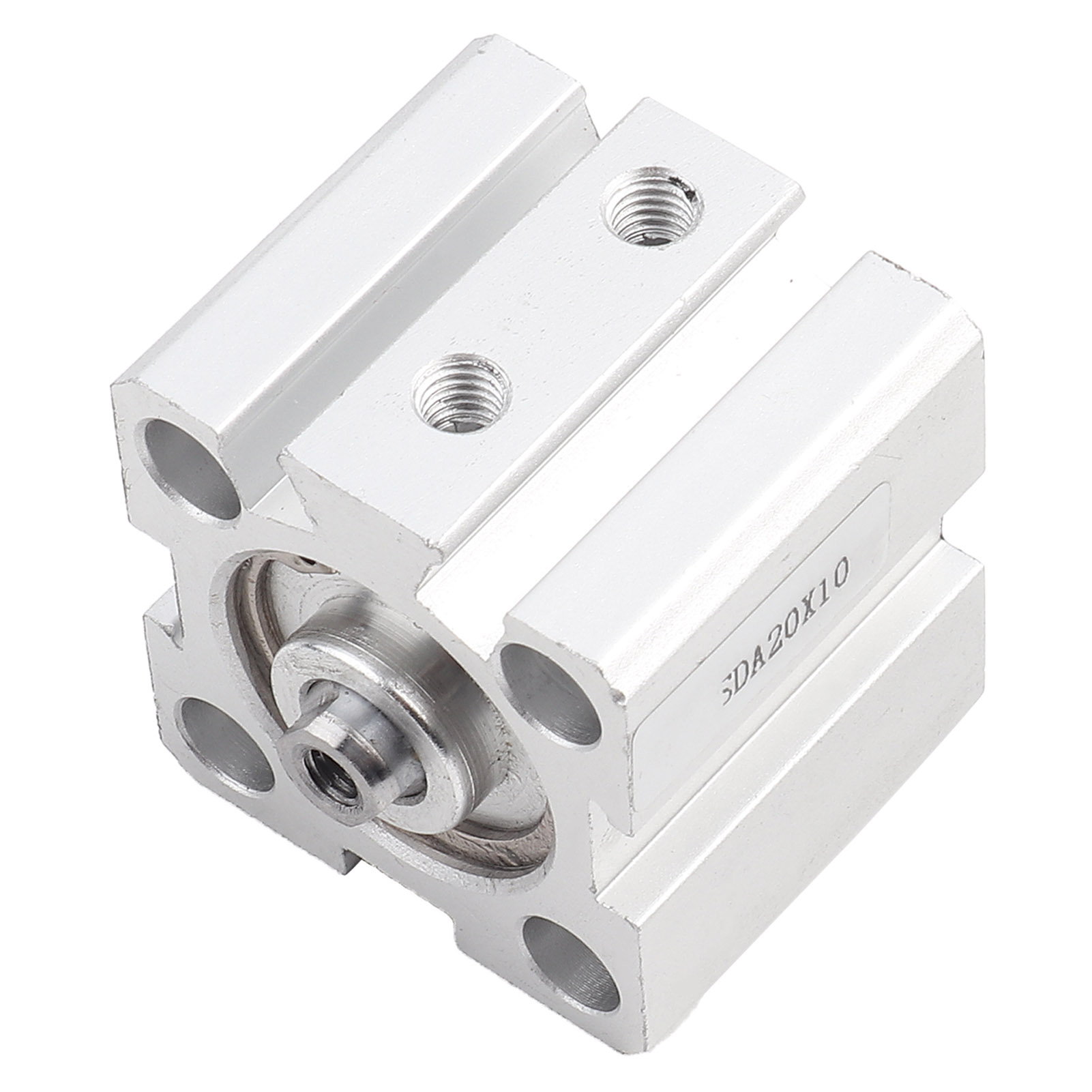 Kompakter Doppeltwirkender Pneumatikzylinder Aus Aluminiumlegierung Sda20x10, 20 Mm Innendurchmesser, 10 Mm Hub