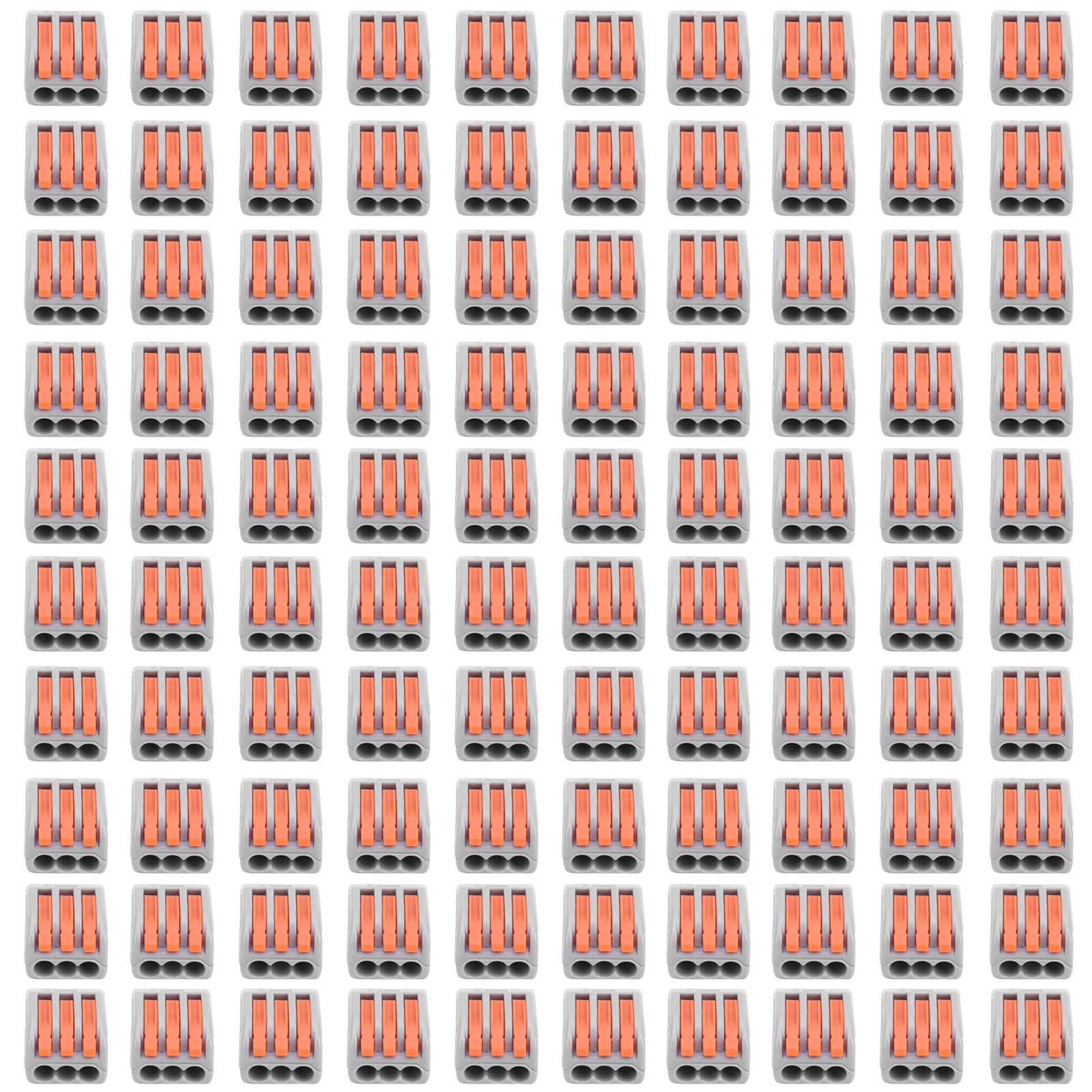 100 Stück Push-in-steckverbinderblock, Klemmenblock, Schnellanschluss, Parallel, Pct-213