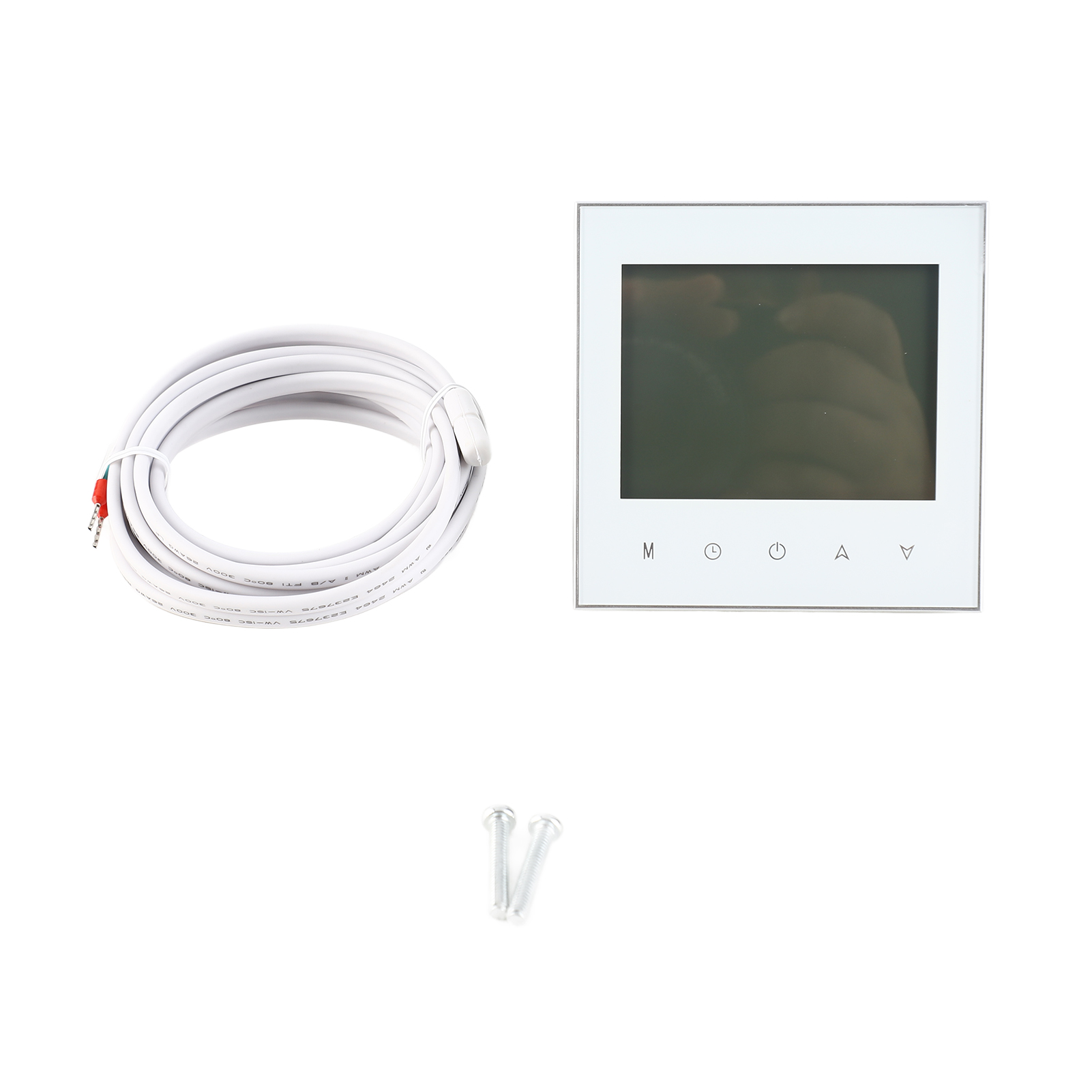 Digitales Thermostat Für Elektrische Fußbodenheizung, 16 A, Energieeffizienter Lcd-touchscreen, Umgebungstemperaturregler
