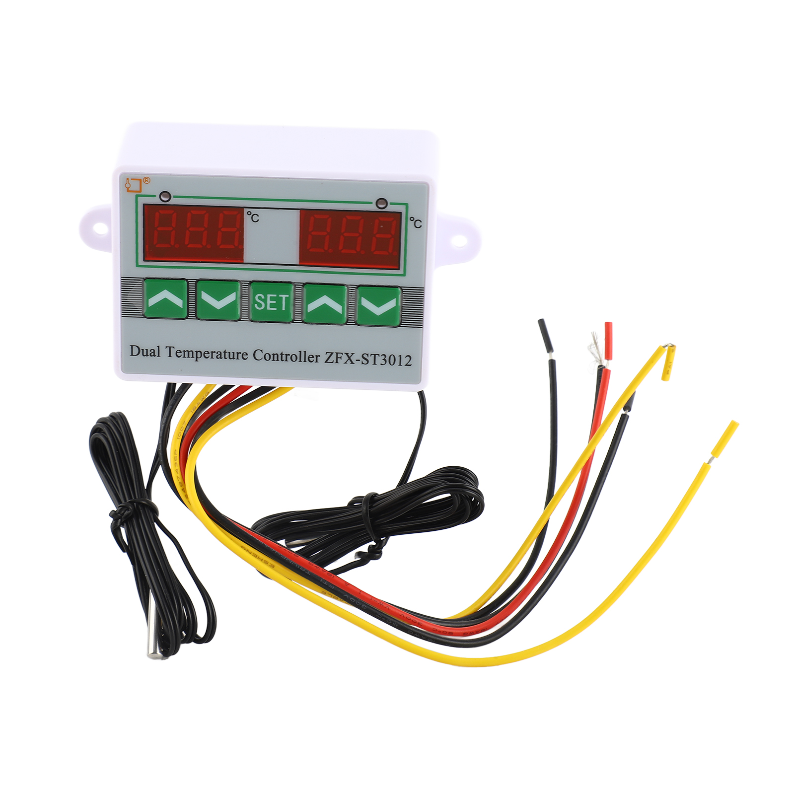 12v Dual-display-smart-mikroprozessor-digitalthermostat-temperaturregler Mit Sonde