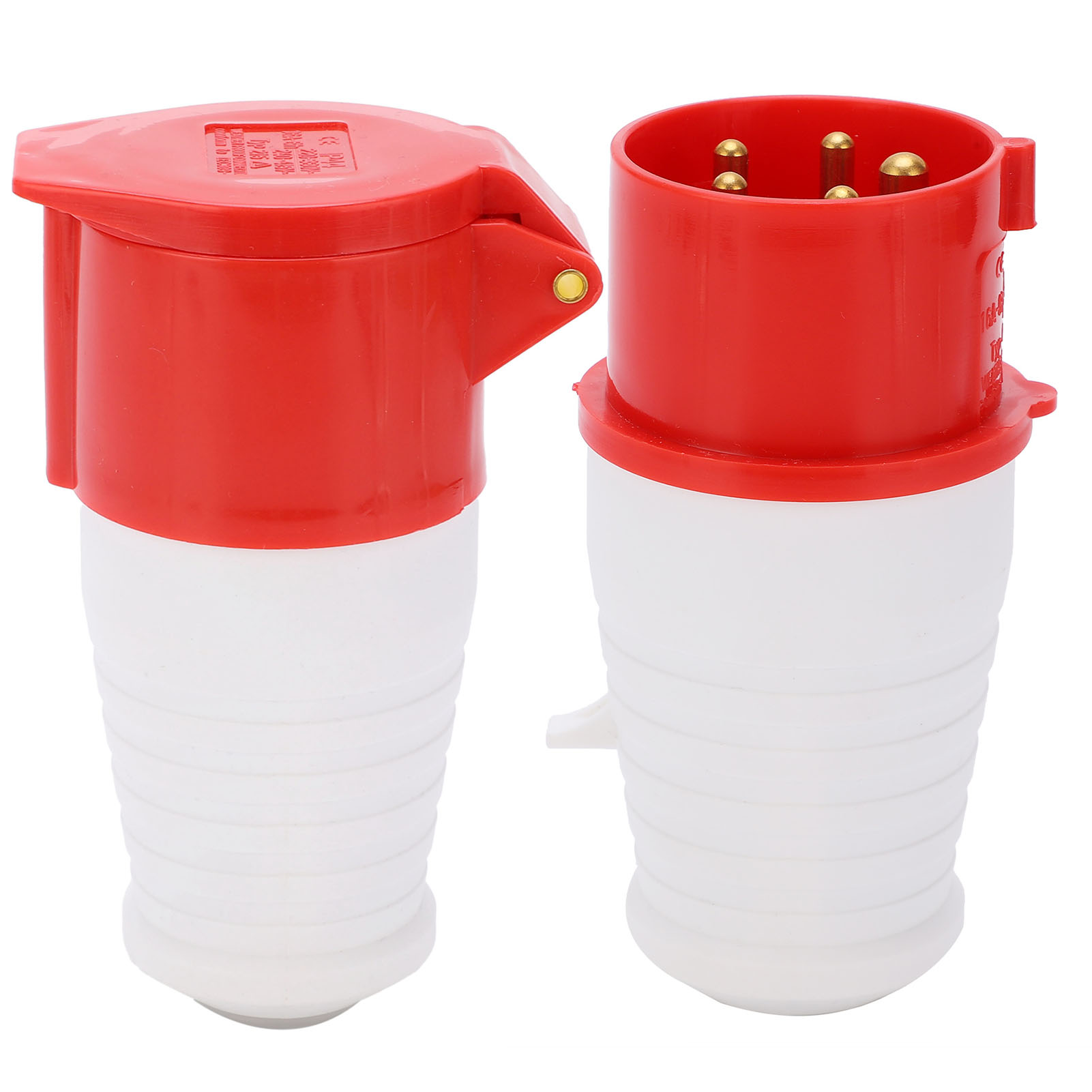 Industriestecker Und -verbinder 16 A 5-polig, Dreiphasig, Ip44 Wasserdicht, 220–380 V/240–415 V, 3p+n+e