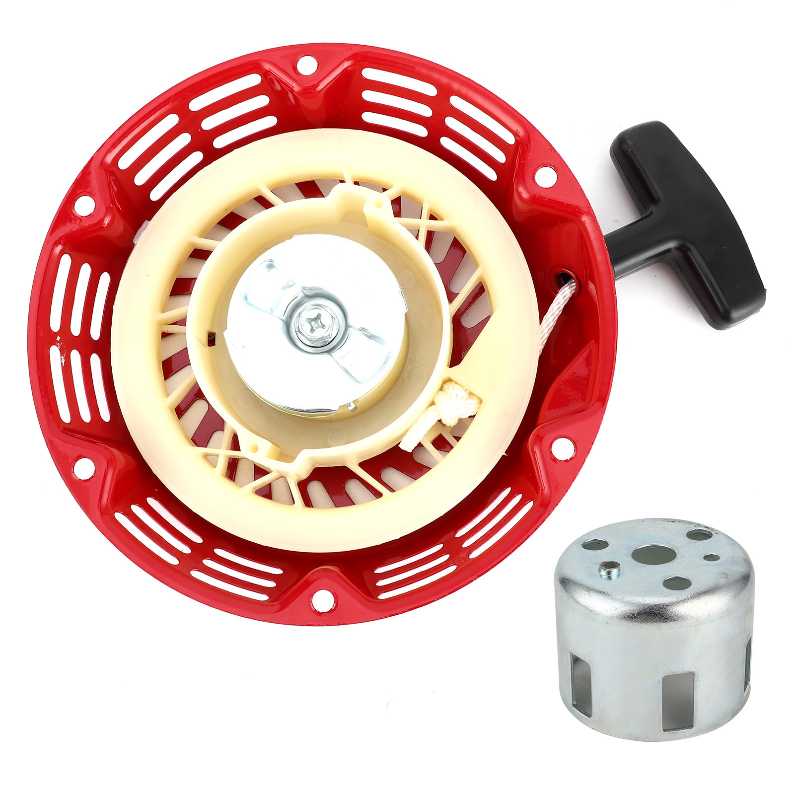 Kunststoff-seilzugstarter Mit Trommel Für 2-3 Kw Benzingeneratoren, 168 Mm Durchmesser, Automatische Rückstellung, Motoscope-zubehör