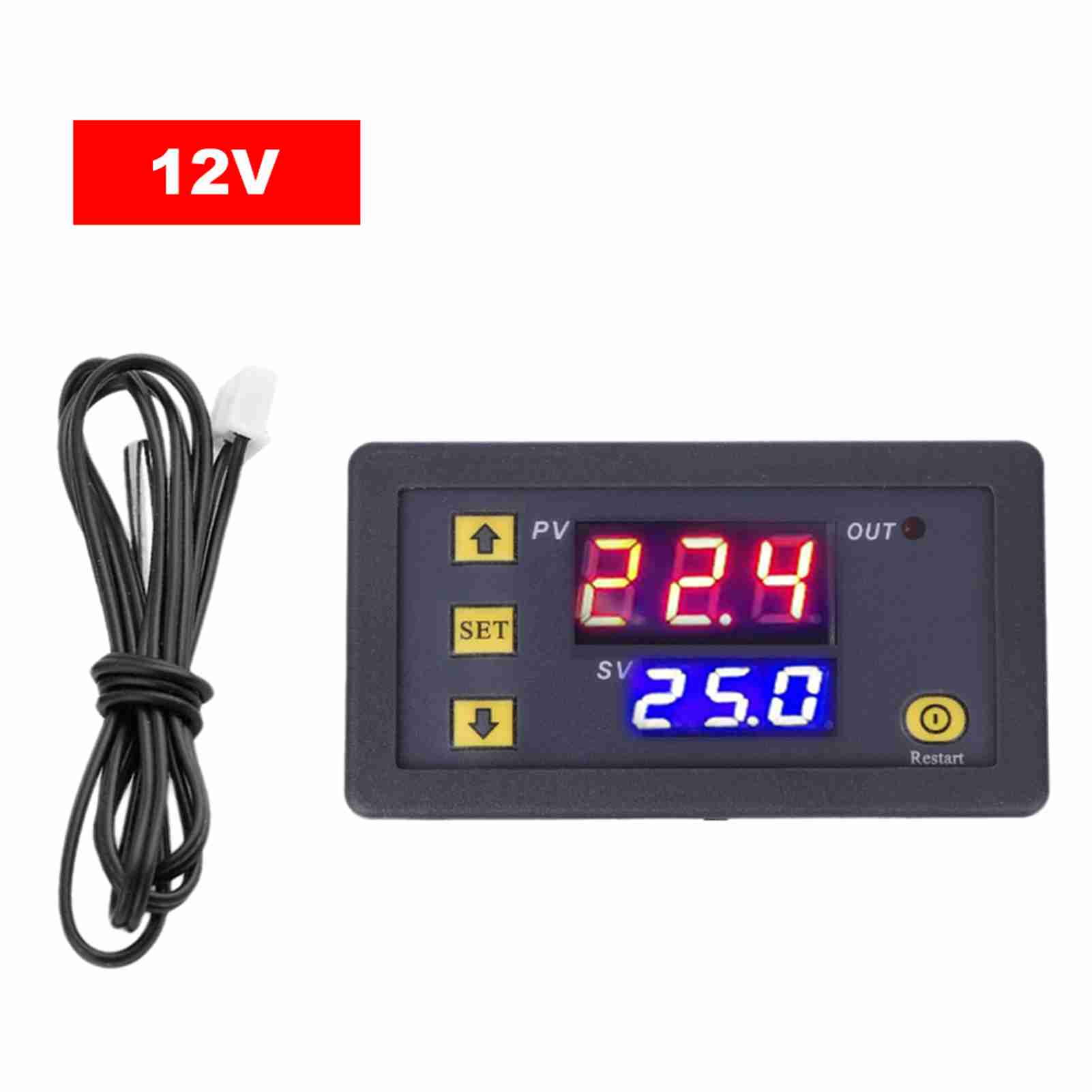 Thermostatmodul 3230, Digitaler Temperaturregler, Led-anzeige, Heiz- Und Kühlregler, Mini-schalter